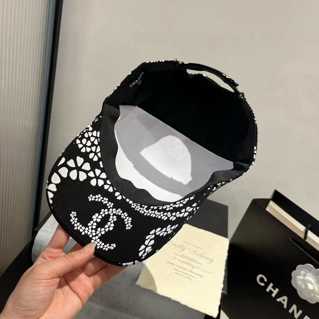 CHANE1 ダブルC ハートプリントキャップ【50%割引+送料無料】