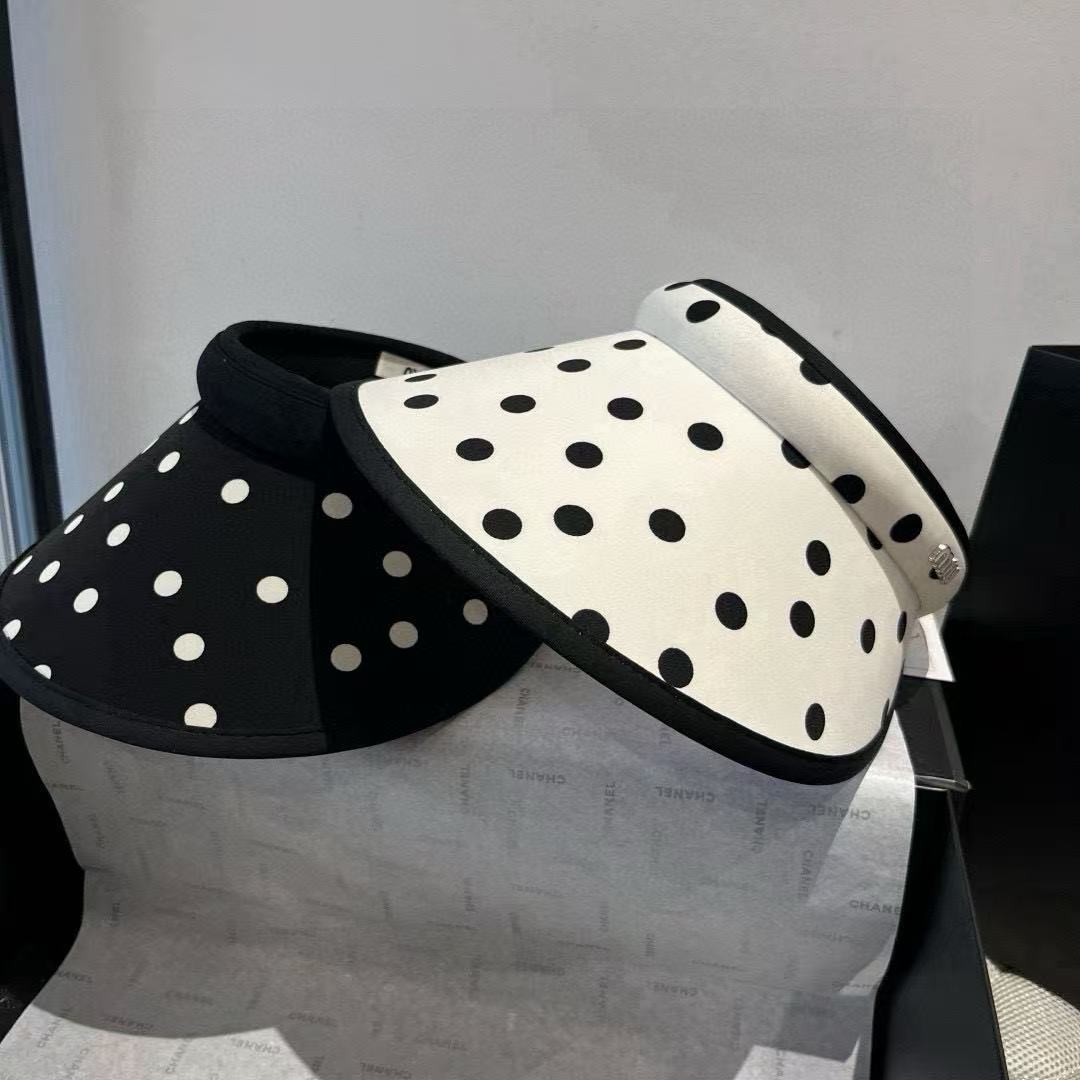 M1UM1U 水玉模様のサンハット【50％割引+送料無料】