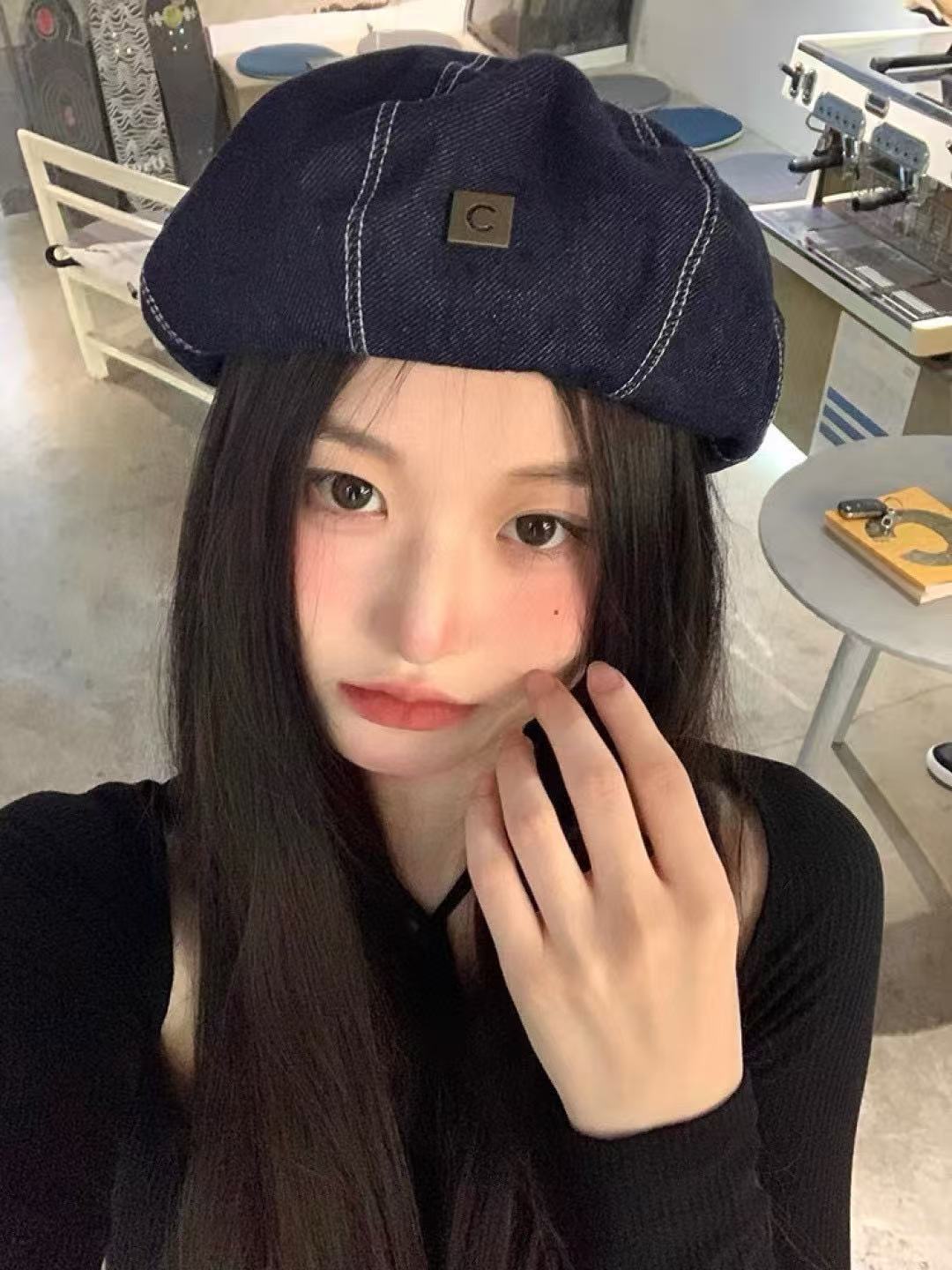 CEL1NE デニムベレー帽【50％割引+送料無料】