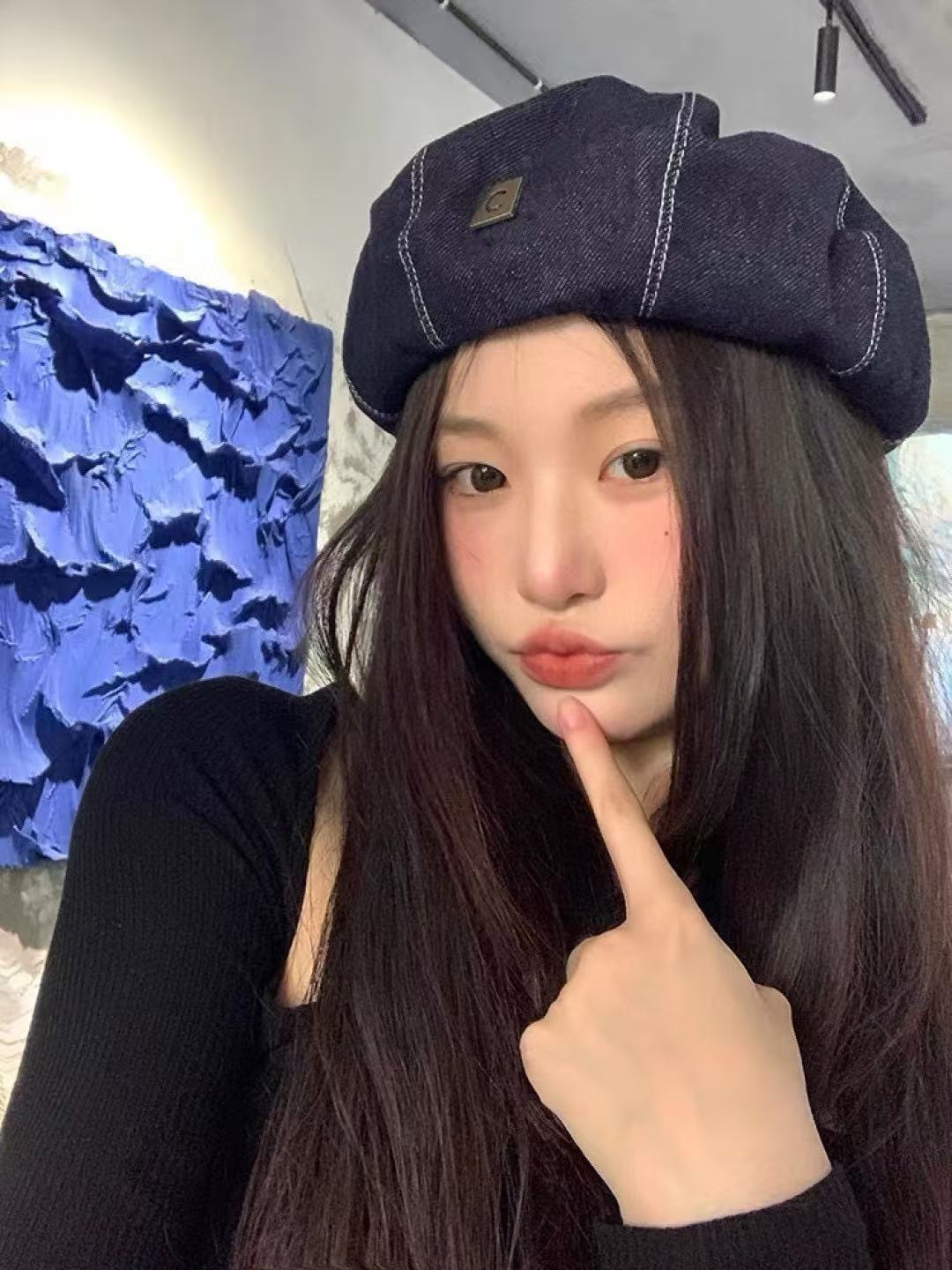 CEL1NE デニムベレー帽【50％割引+送料無料】