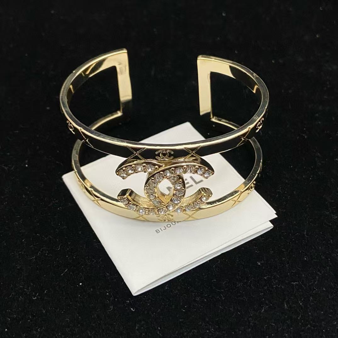 CHANE1のダブルCダイヤモンドブレスレット【50％割引+送料無料】