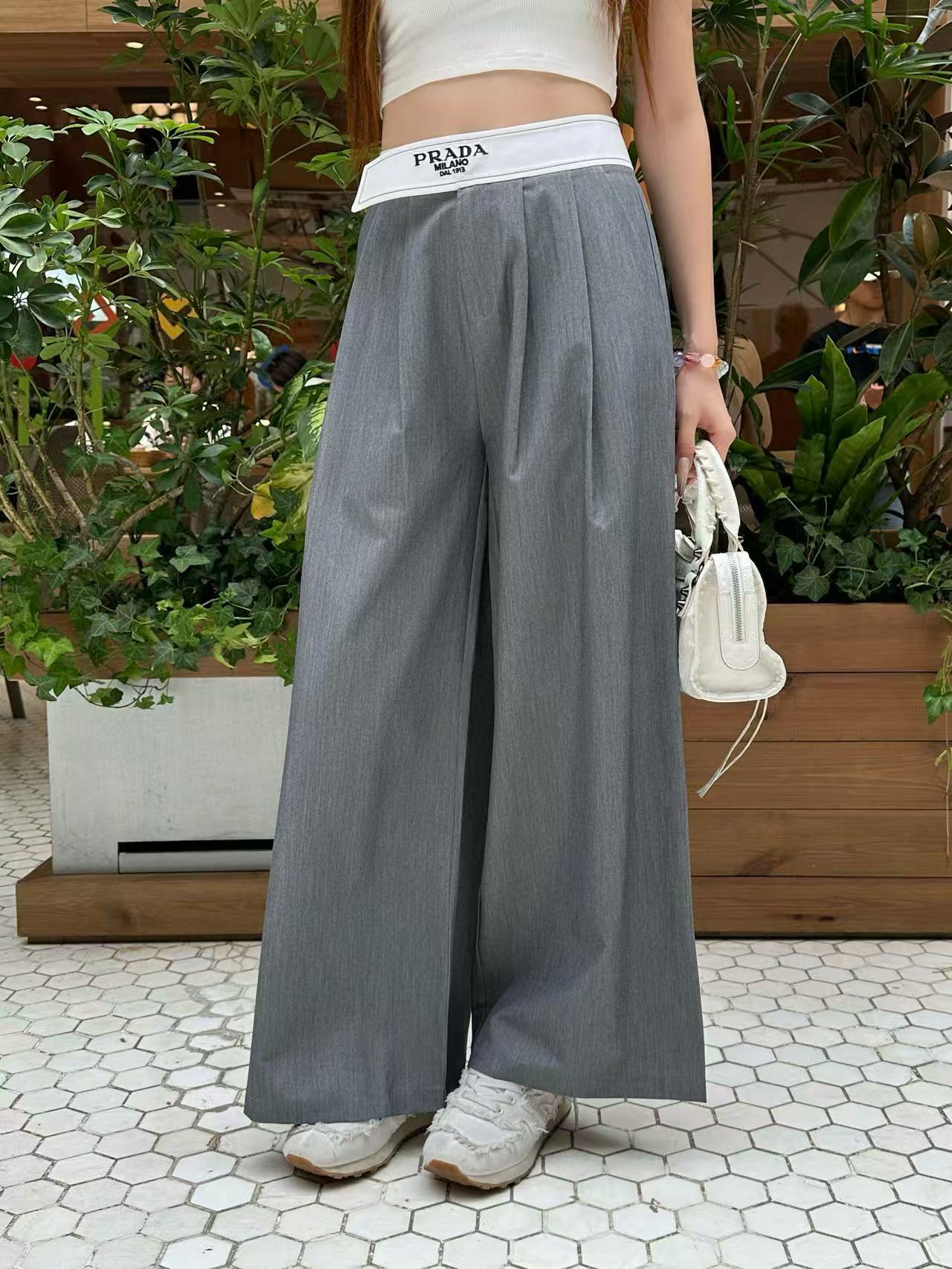 PR4DA 高品質レター刺繍ストレートパンツ【50％割引+送料無料】