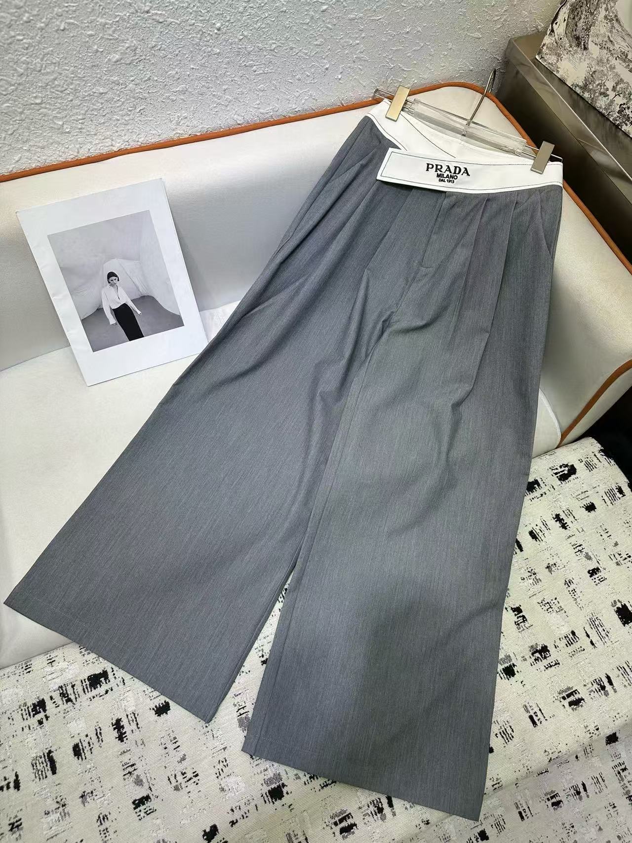 PR4DA 高品質レター刺繍ストレートパンツ【50％割引+送料無料】