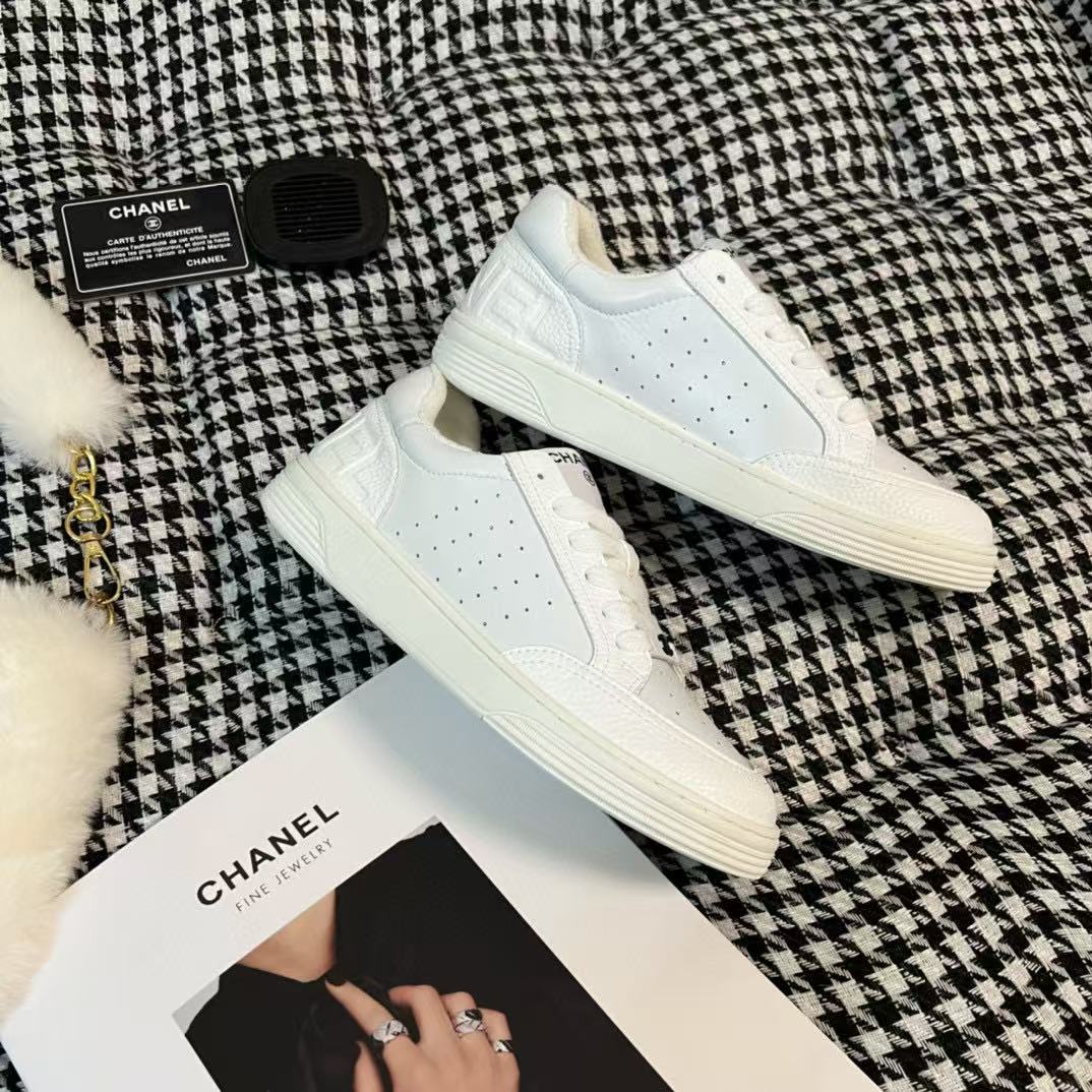 CHANE1 ダブルC レースアップ カジュアルシューズ【50％割引+送料無料】