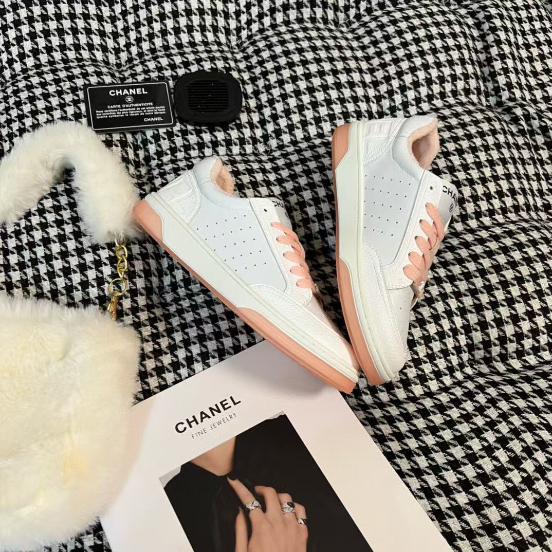 CHANE1 ダブルC レースアップ カジュアルシューズ【50％割引+送料無料】