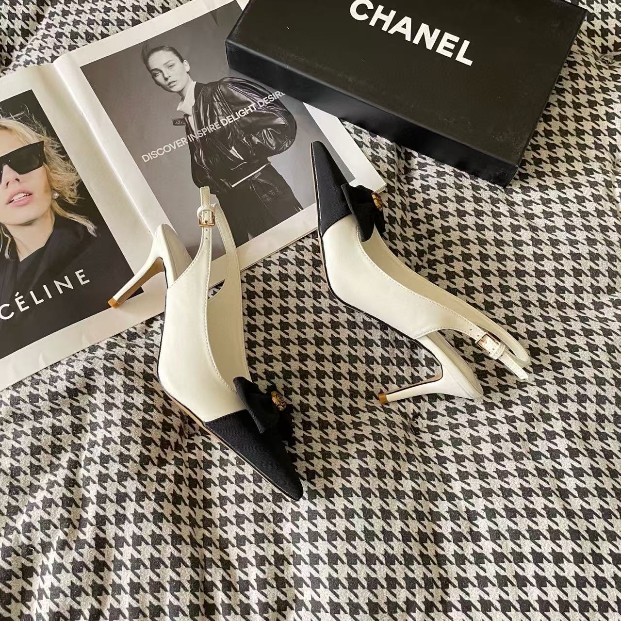 CHANE1 カメリアボウハイヒール【50%割引+送料無料】