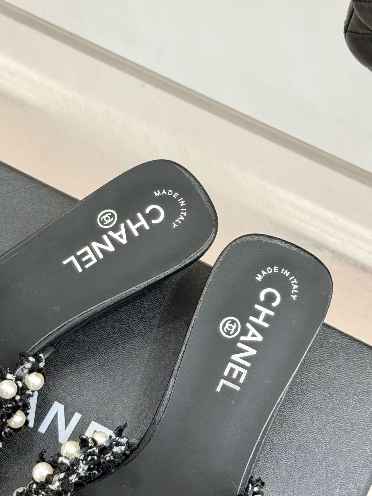 CHANE 1 ダブルCパールローヒール【50%割引+送料無料】