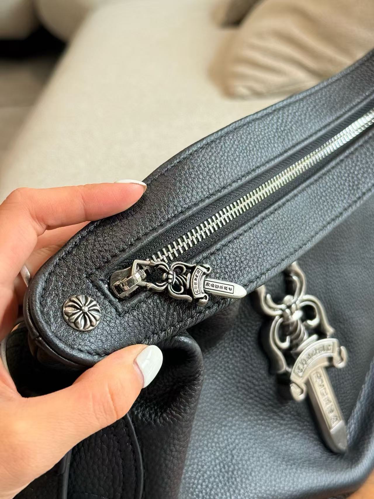 Chr0me Hearts 牛革アンダーアームバッグ【50%割引+送料無料】