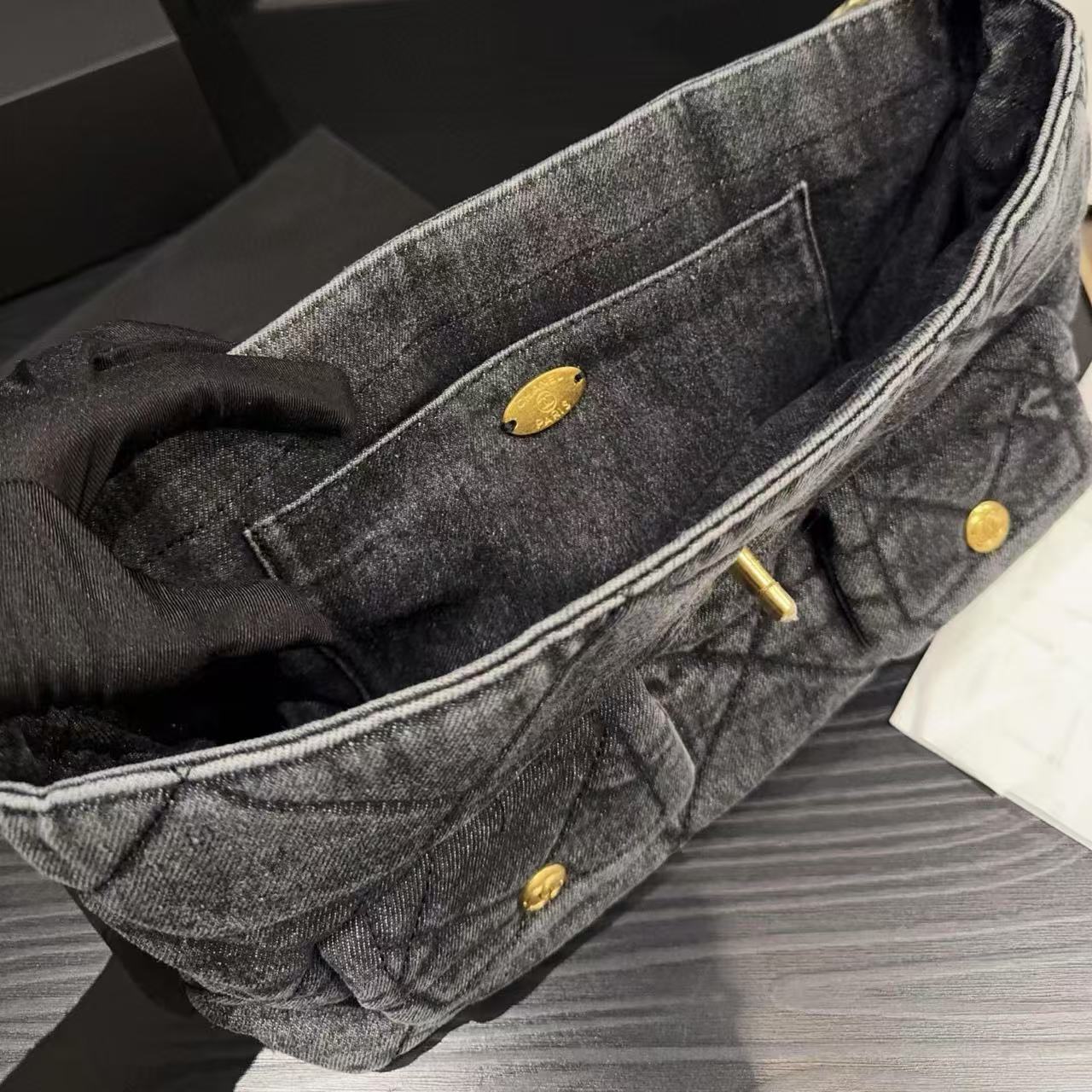 CHANE1 デニム アンダーアームバッグ【50％割引+送料無料】