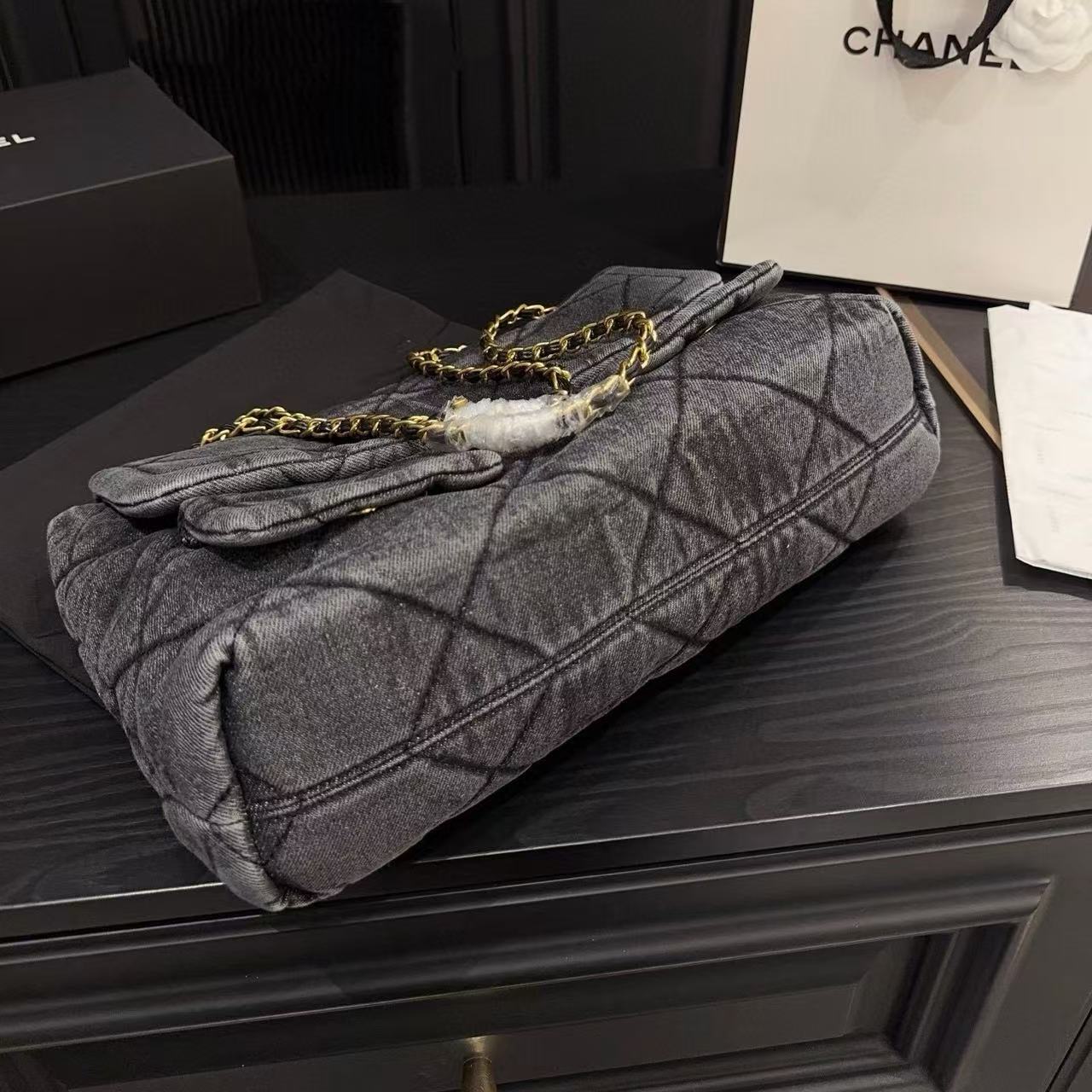 CHANE1 デニム アンダーアームバッグ【50％割引+送料無料】