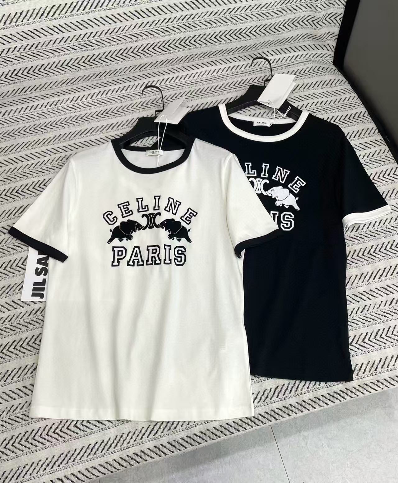 CEL1NE エレファントレターTシャツ【50％割引+送料無料】