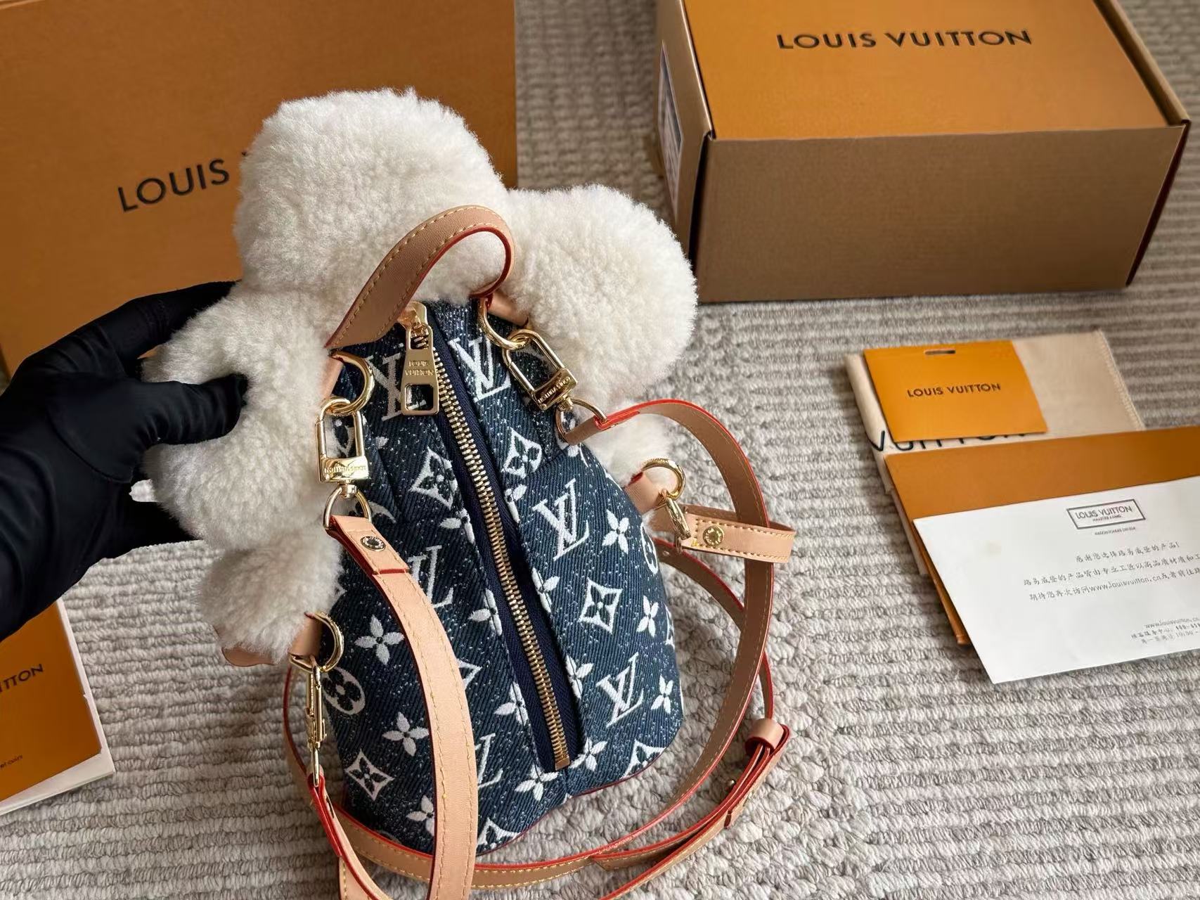 LVデニムバックパック【50％割引+送料無料】