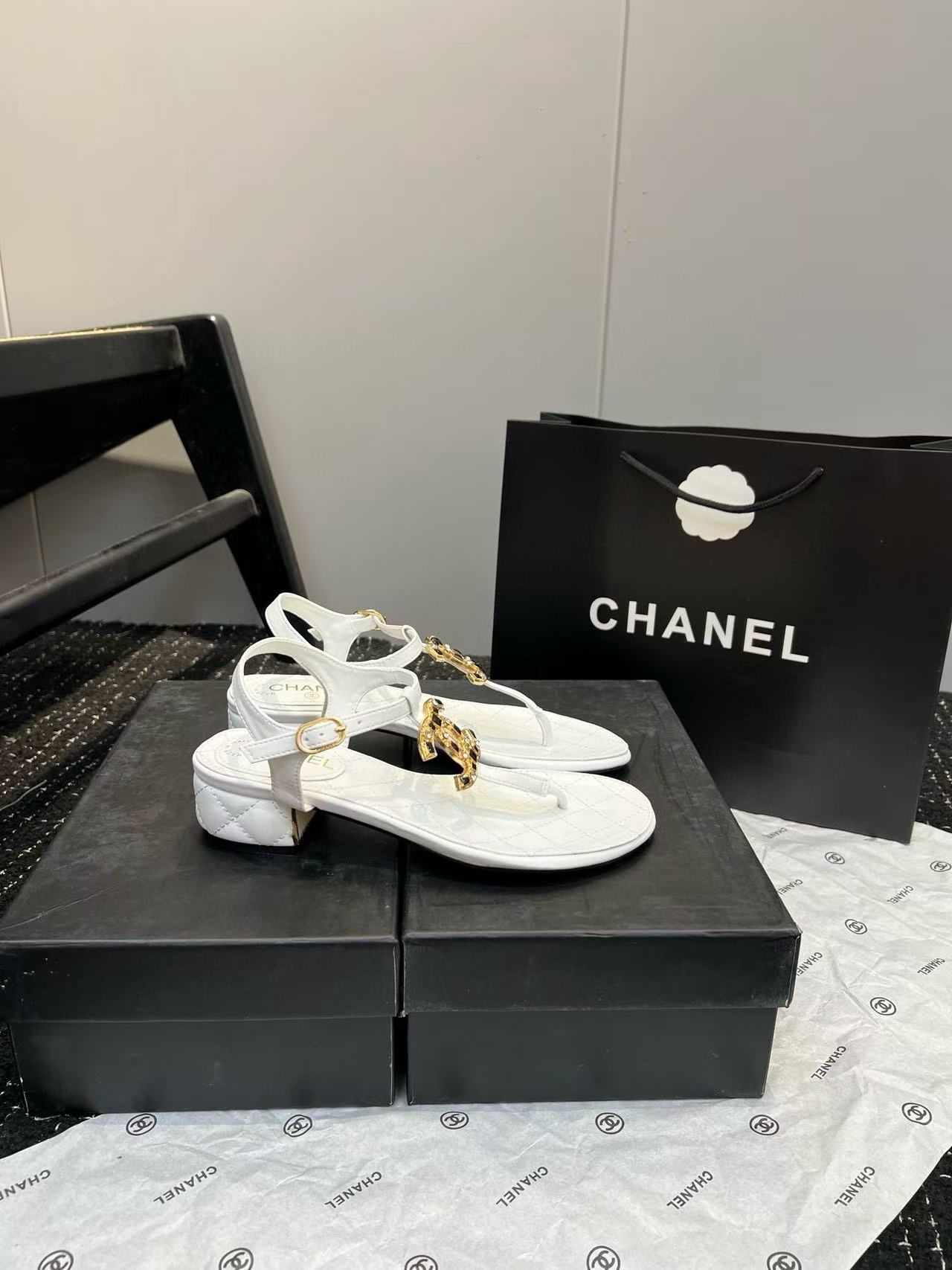 CHANE1 シンプルダブルCサンダル【50%割引+送料無料】