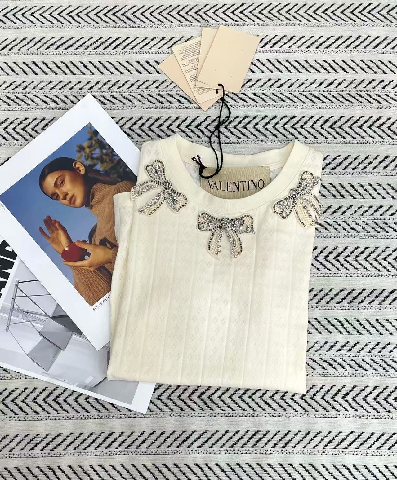 VALENT1NO ボウダイヤモンドTシャツ【50％割引+送料無料】