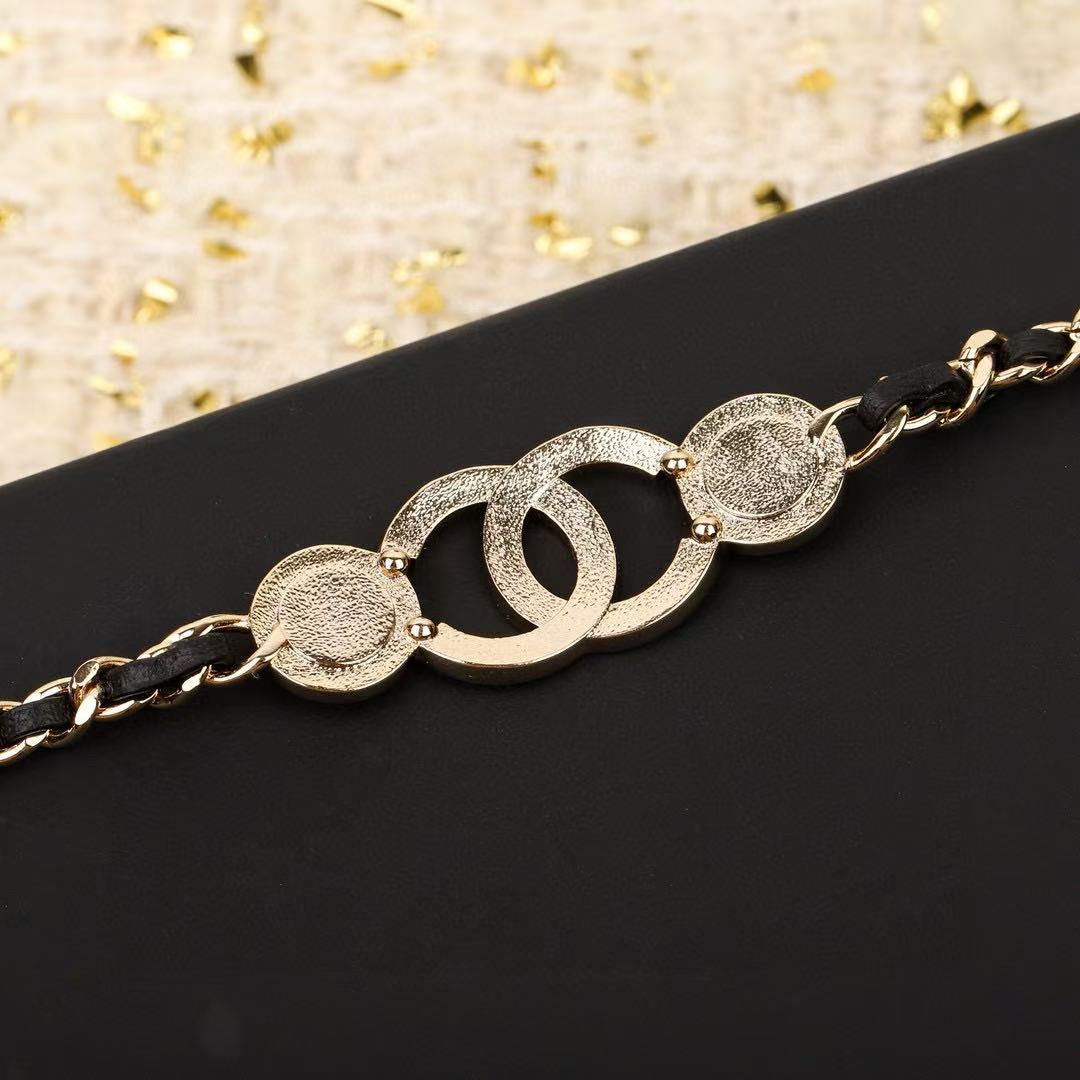 CHANE1 ダブルC ダイヤモンドネックレス【50％割引+送料無料】