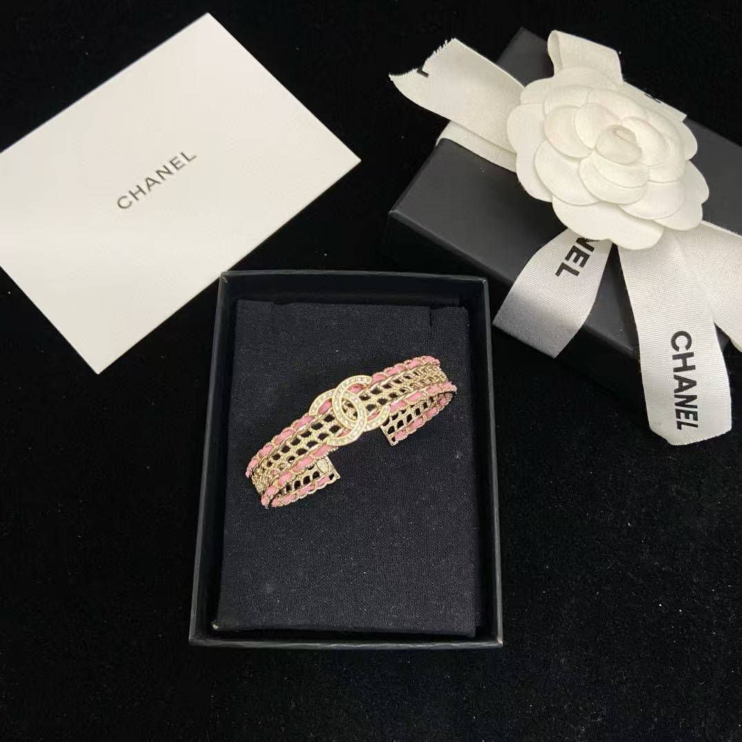 CHANE1 ダブルC ホローブレスレット【50%割引+送料無料】