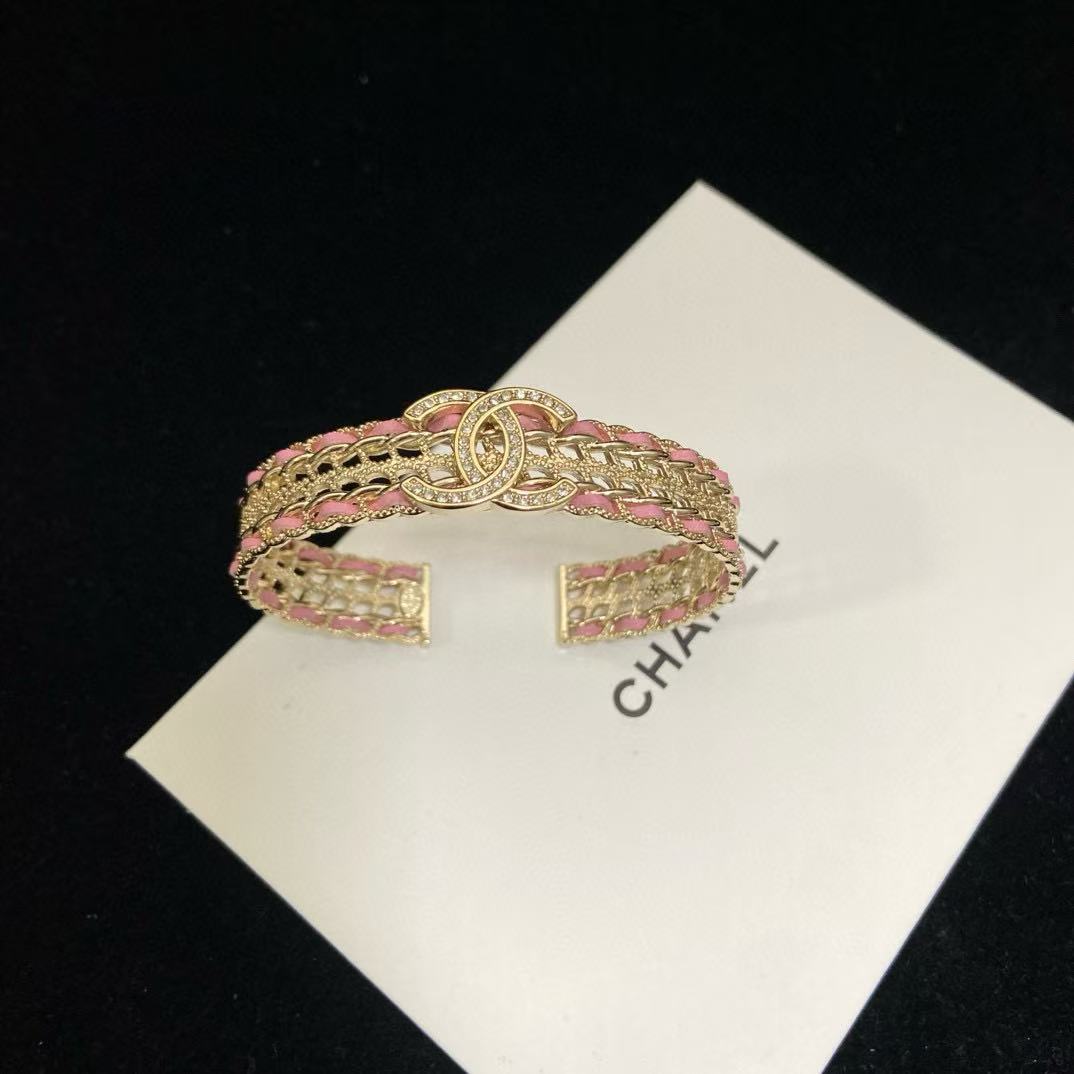 CHANE1 ダブルC ホローブレスレット【50%割引+送料無料】