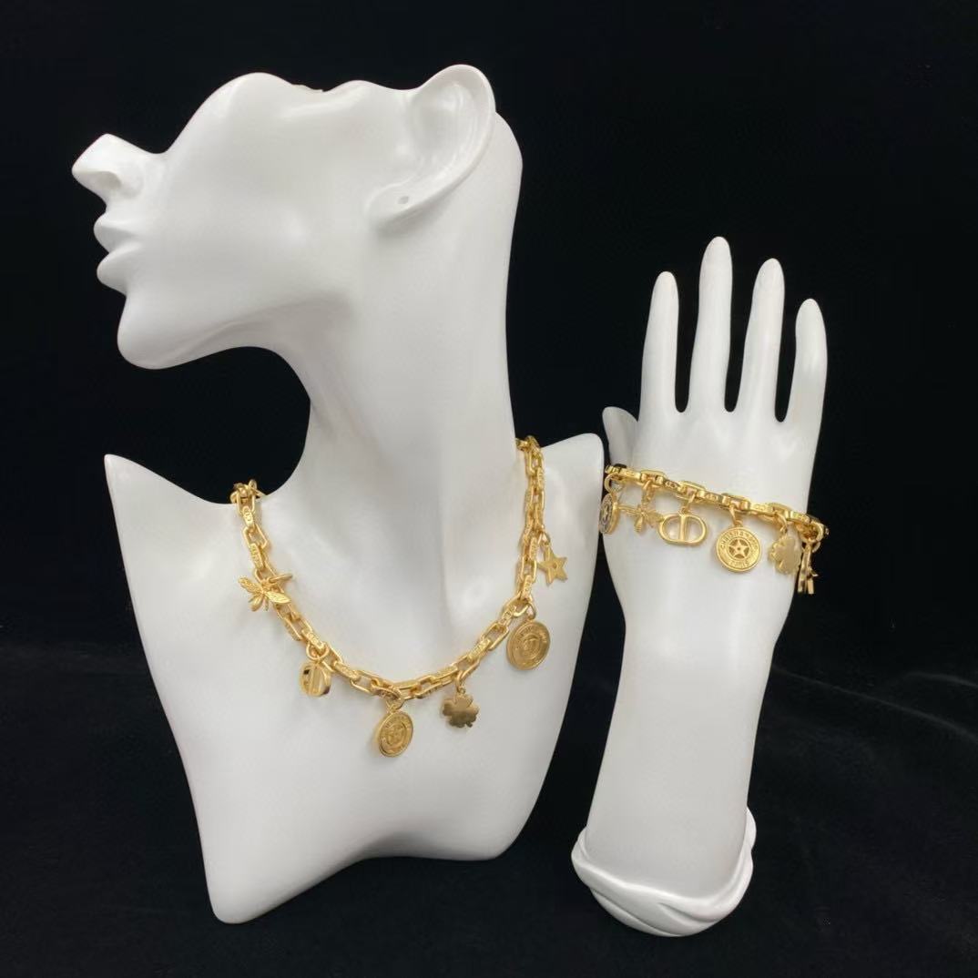 DI0R 五芒星ブレスレット+ネックレス2点セット【50％割引+送料無料】