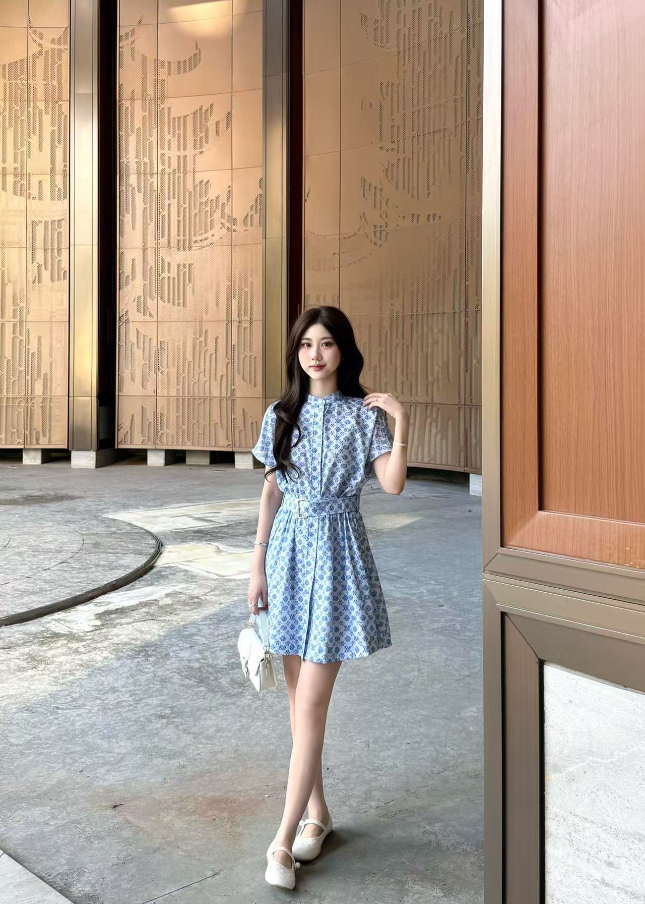 LVの高品質プリントドレス【50％割引+送料無料】