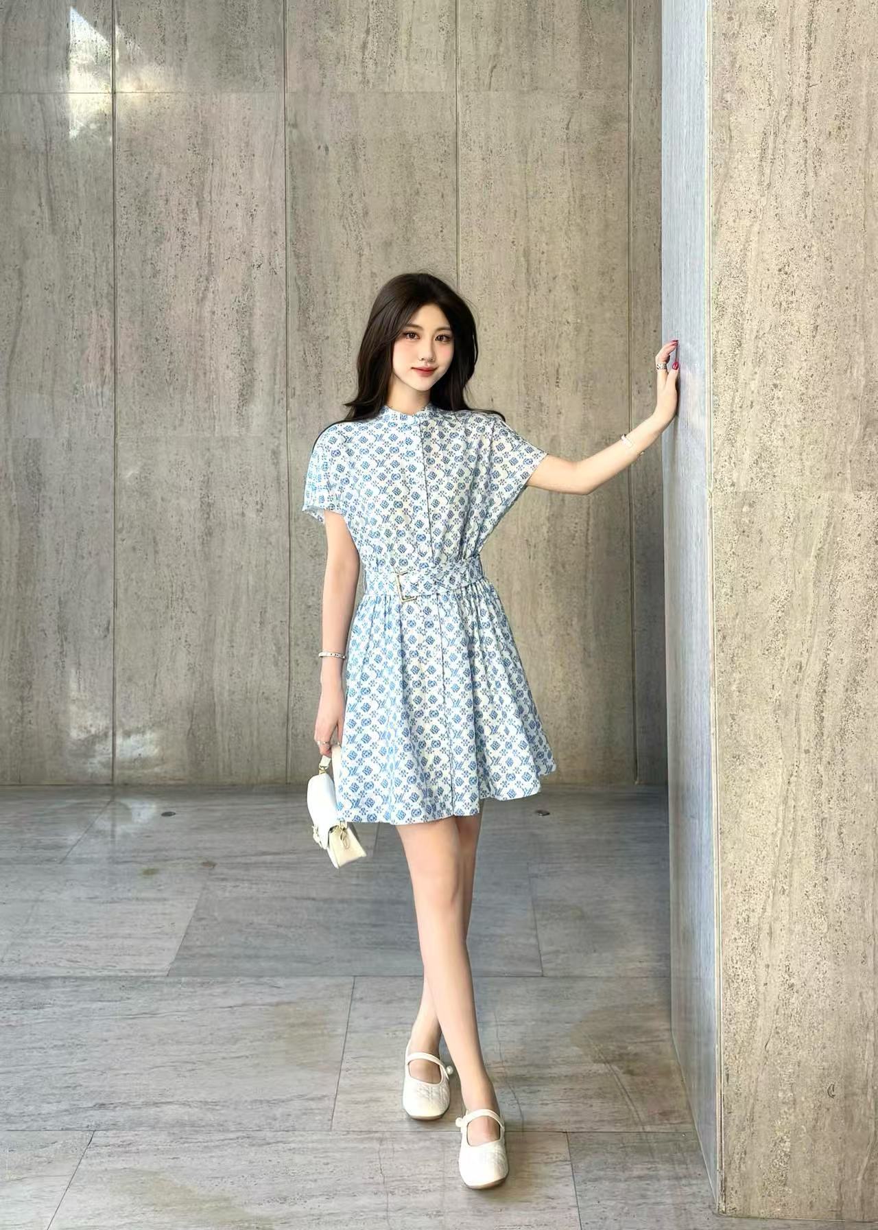 LVの高品質プリントドレス【50％割引+送料無料】