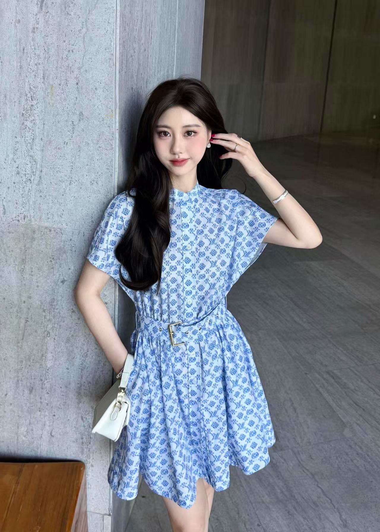 LVの高品質プリントドレス【50％割引+送料無料】