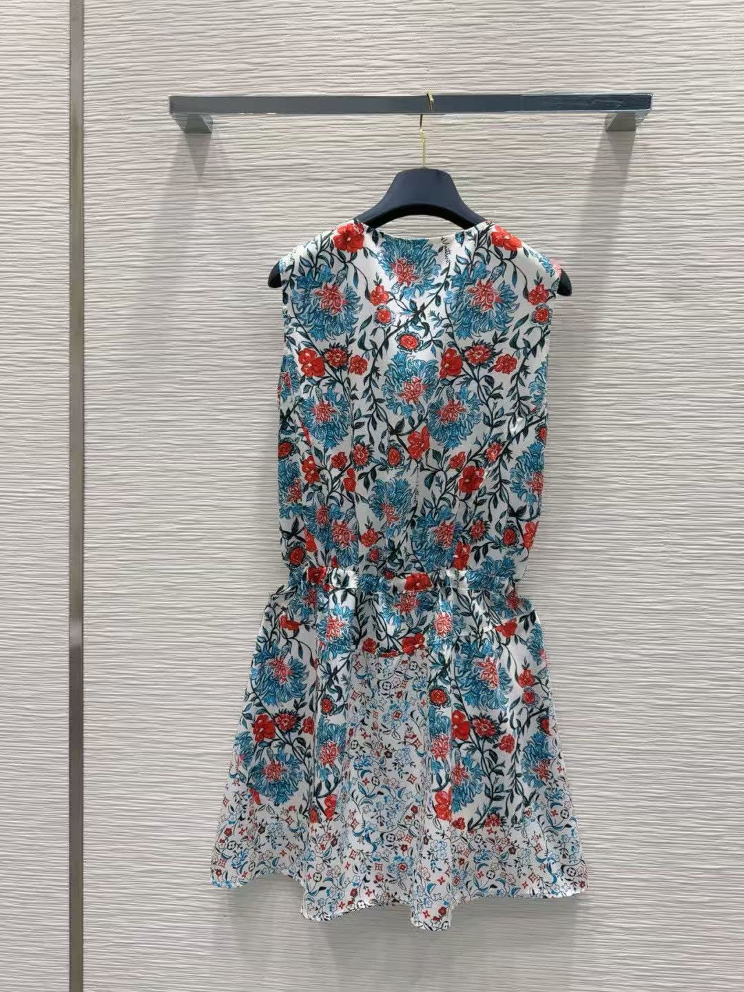 LVプリントジッパーベストドレス【50％割引+送料無料】