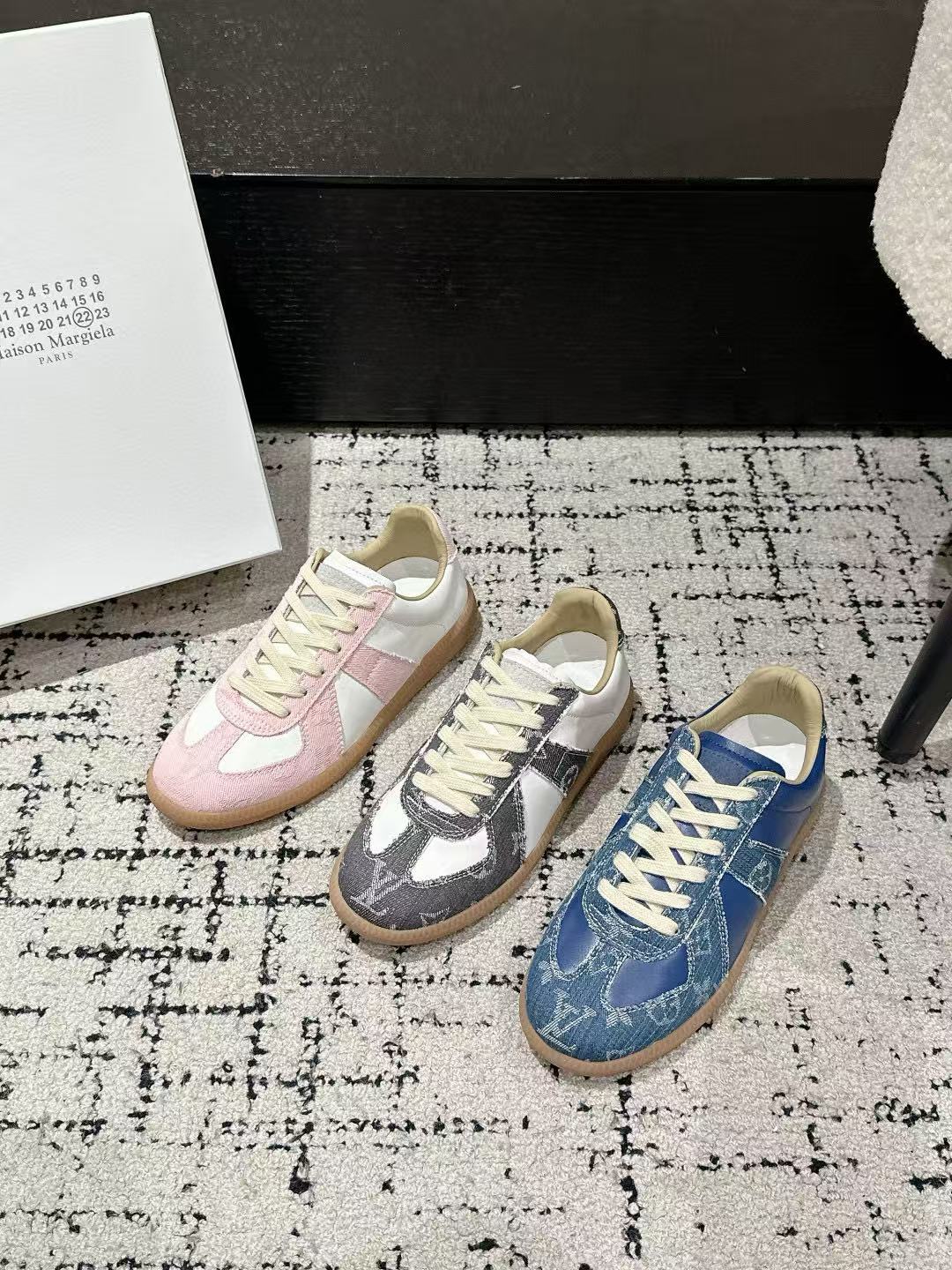 Maison MargielaXLVコラボレーション高品質のカラーマッチングカジュアルシューズ【50％割引+送料無料】