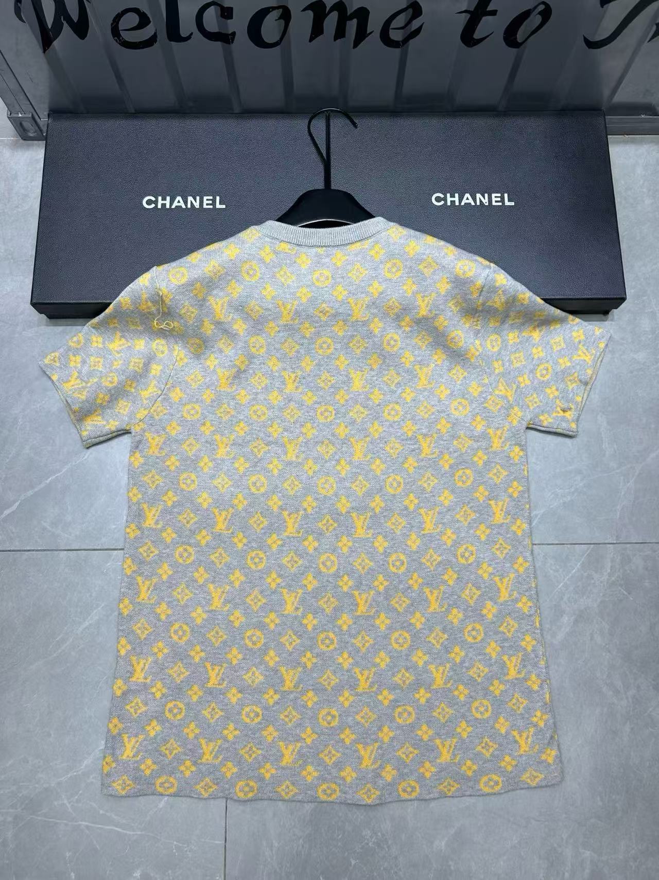 LVプリントウールセーター【50％割引+送料無料】