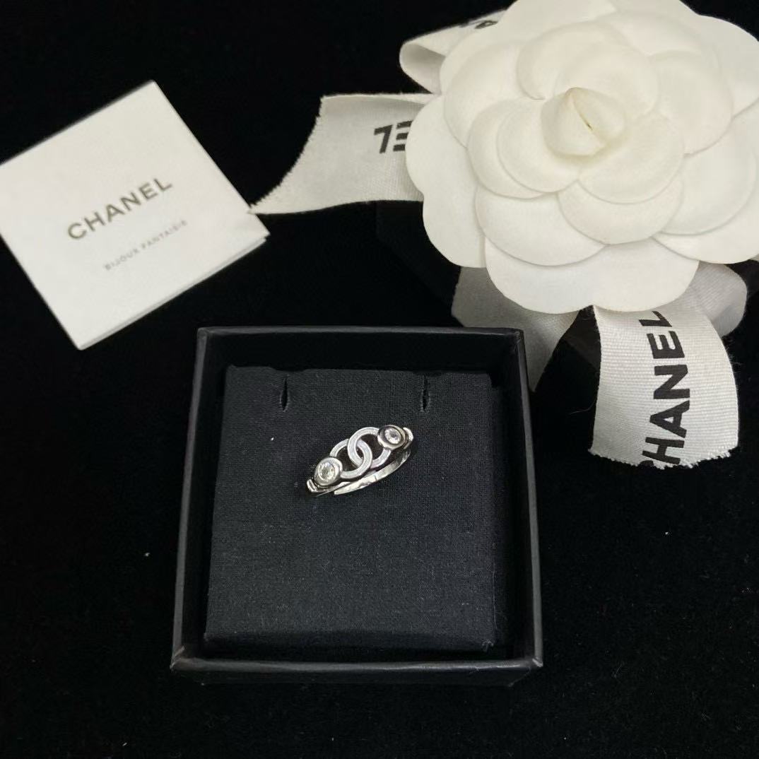 CHANE1 シンプルダブルCリング【50%割引+送料無料】