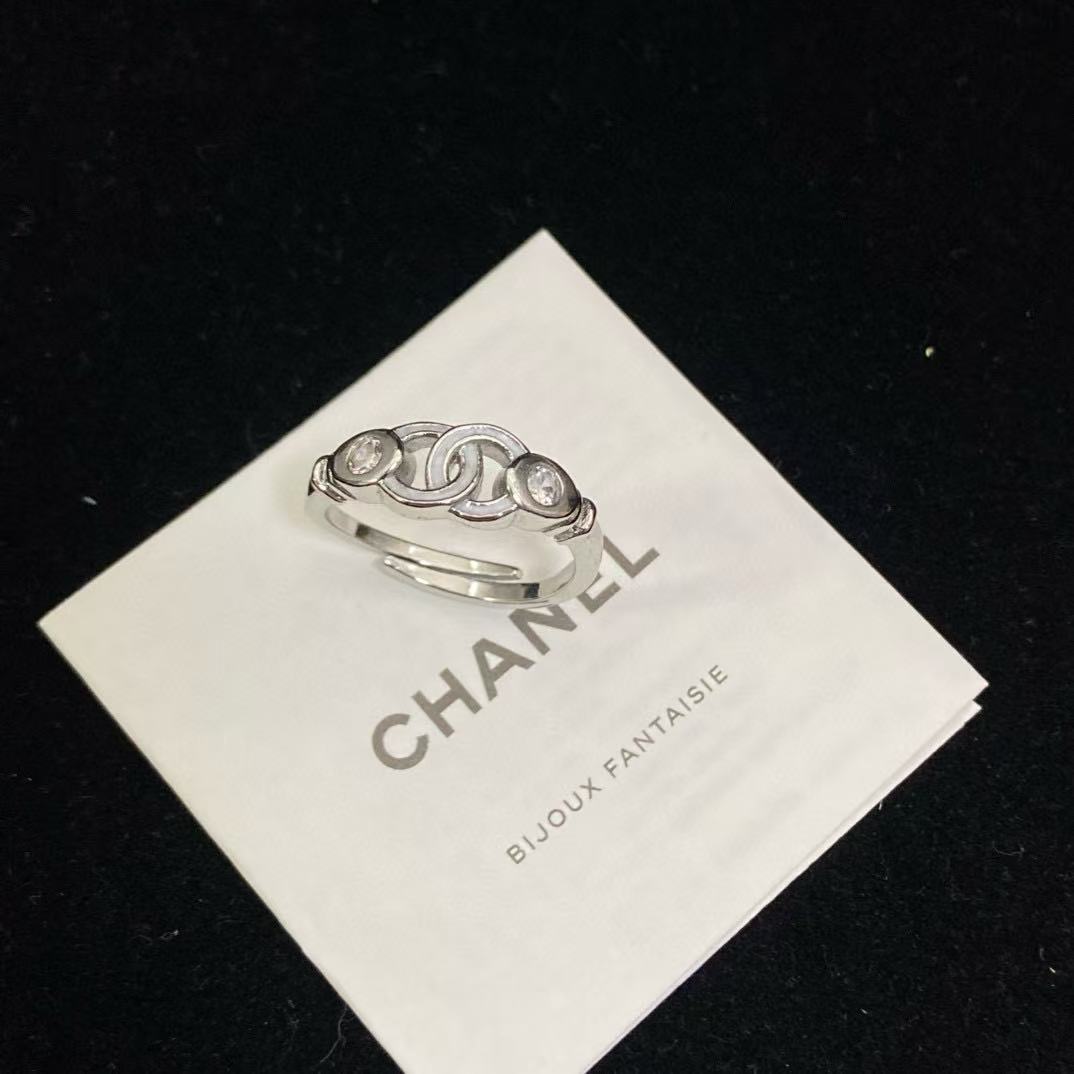 CHANE1 シンプルダブルCリング【50%割引+送料無料】