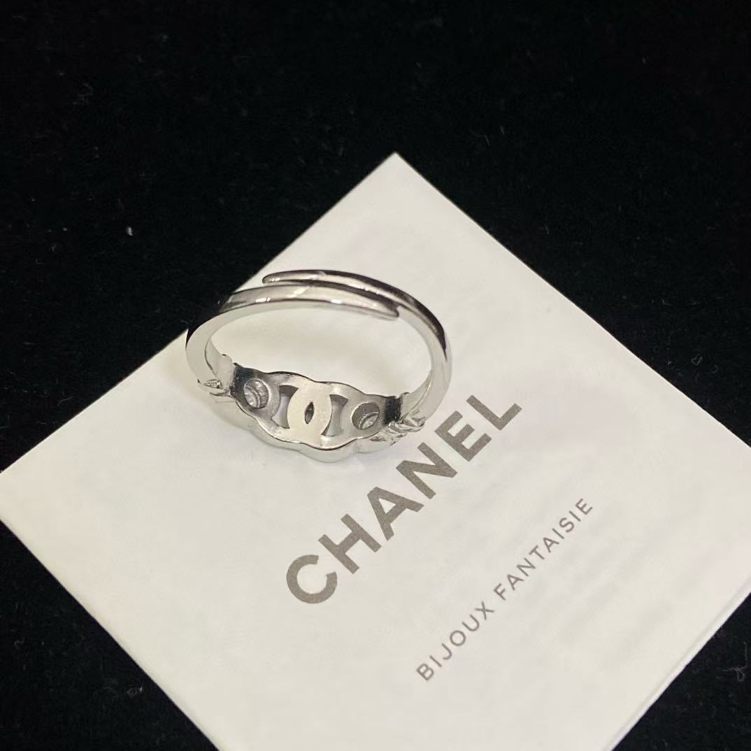 CHANE1 シンプルダブルCリング【50%割引+送料無料】