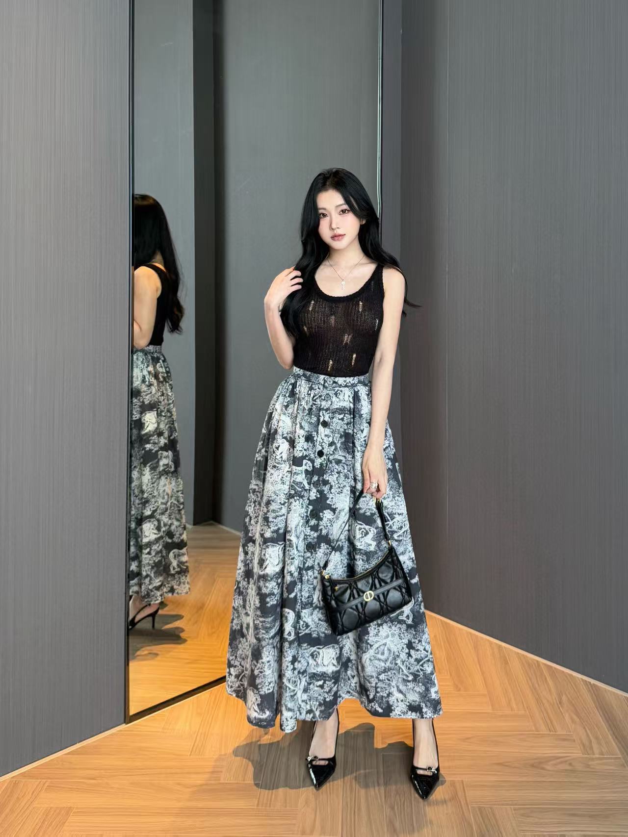 DI0Rの高品質プリントスカート【50％割引+送料無料】