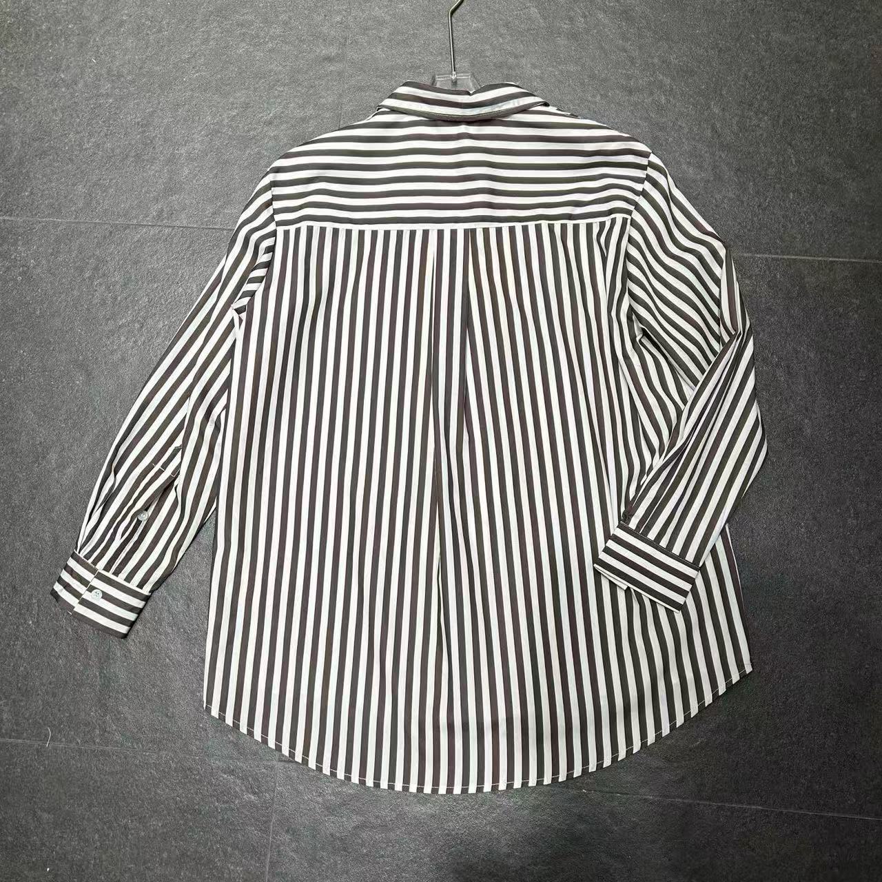 M1UM1U シンプルストライプシャツ【50％割引+送料無料】