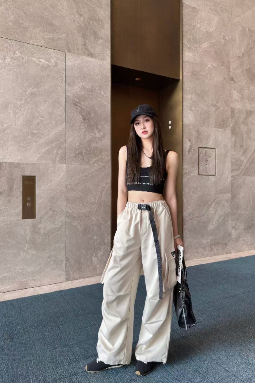 PR4DA 伸縮性ウエスト カジュアルパンツ【50％割引+送料無料】