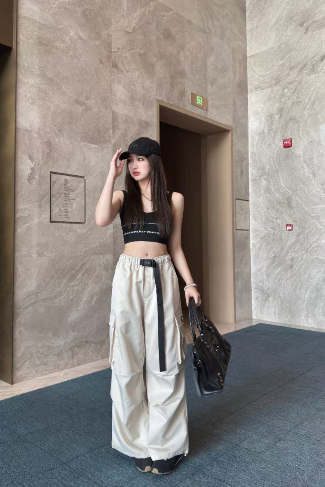 PR4DA 伸縮性ウエスト カジュアルパンツ【50％割引+送料無料】