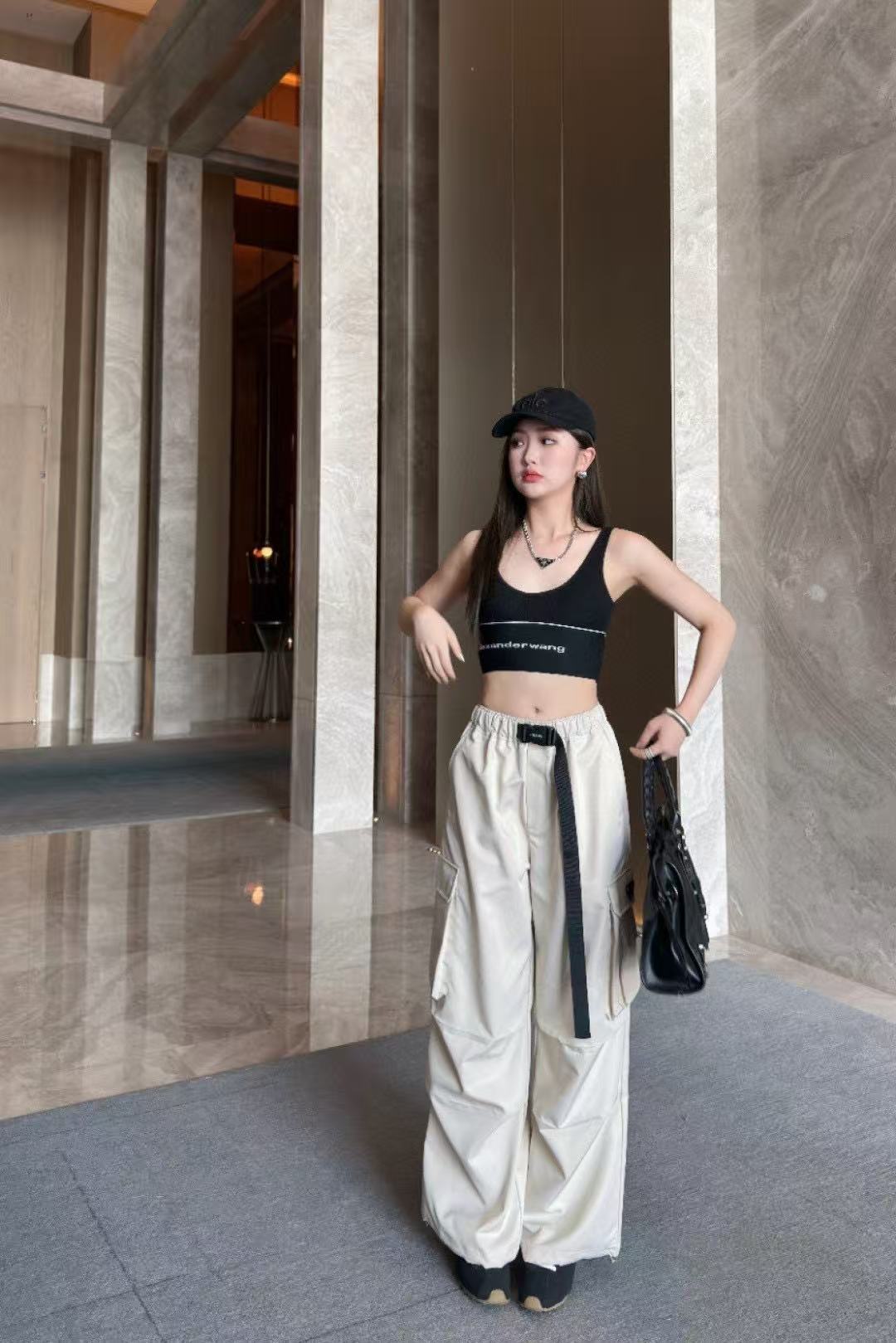 PR4DA 伸縮性ウエスト カジュアルパンツ【50％割引+送料無料】