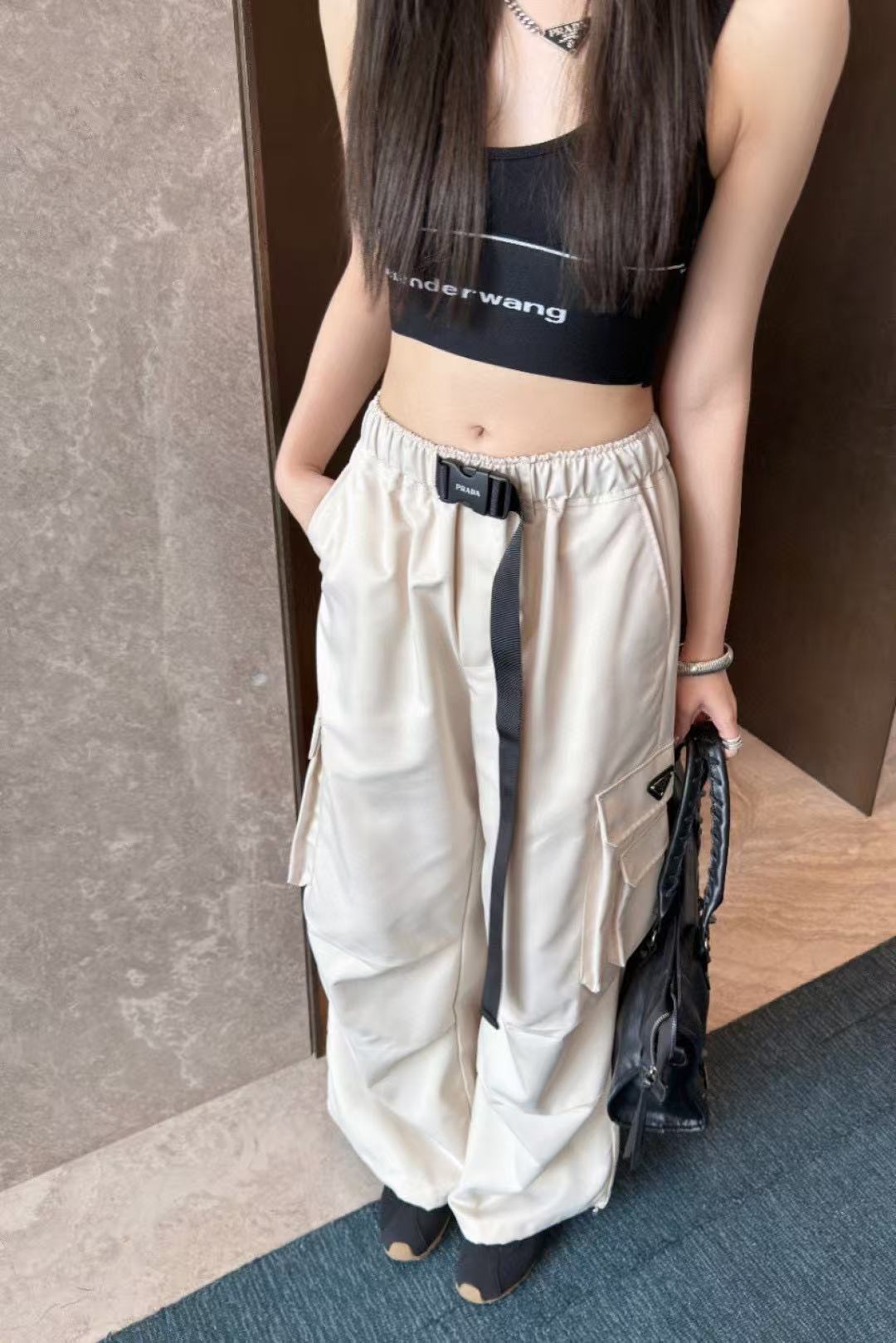 PR4DA 伸縮性ウエスト カジュアルパンツ【50％割引+送料無料】