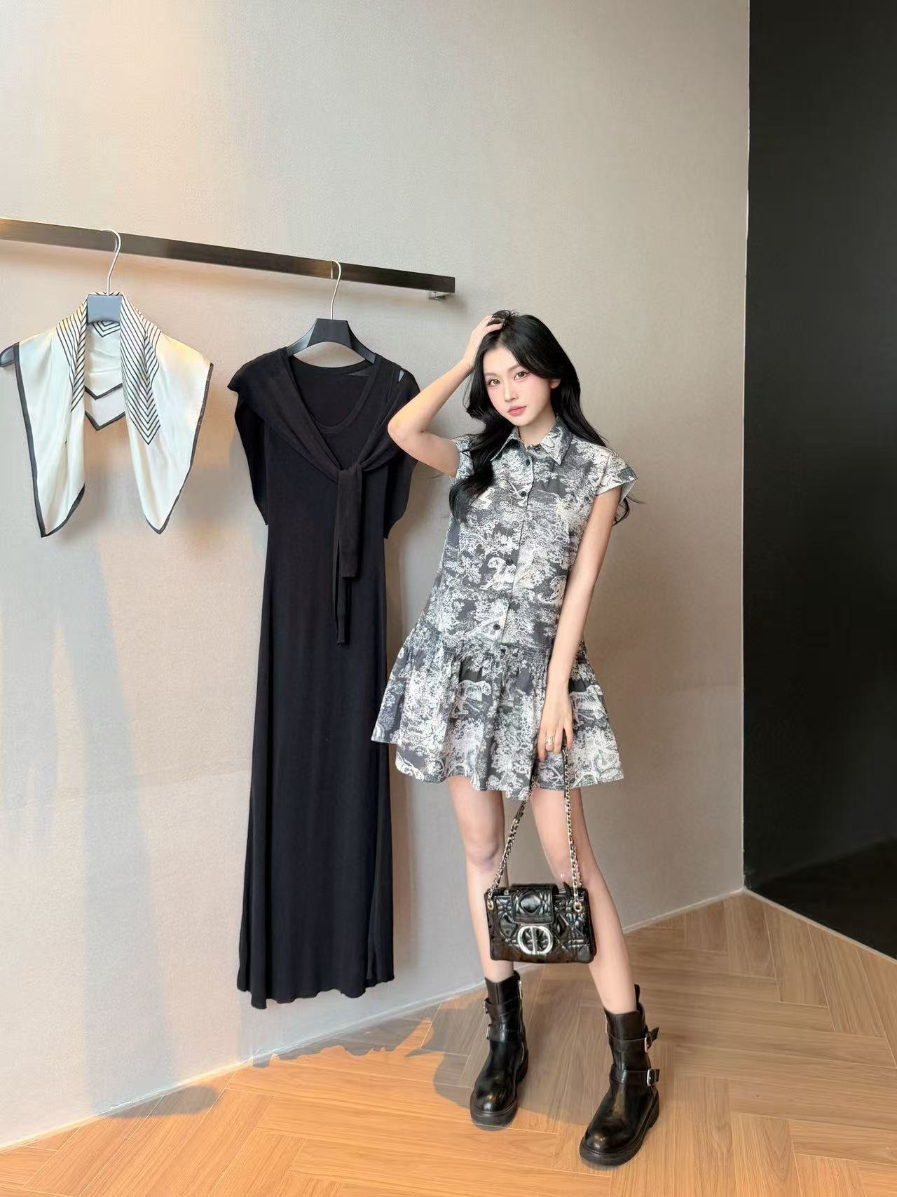 DI0R 高品質アニマルプリントドレス【50％割引+送料無料】