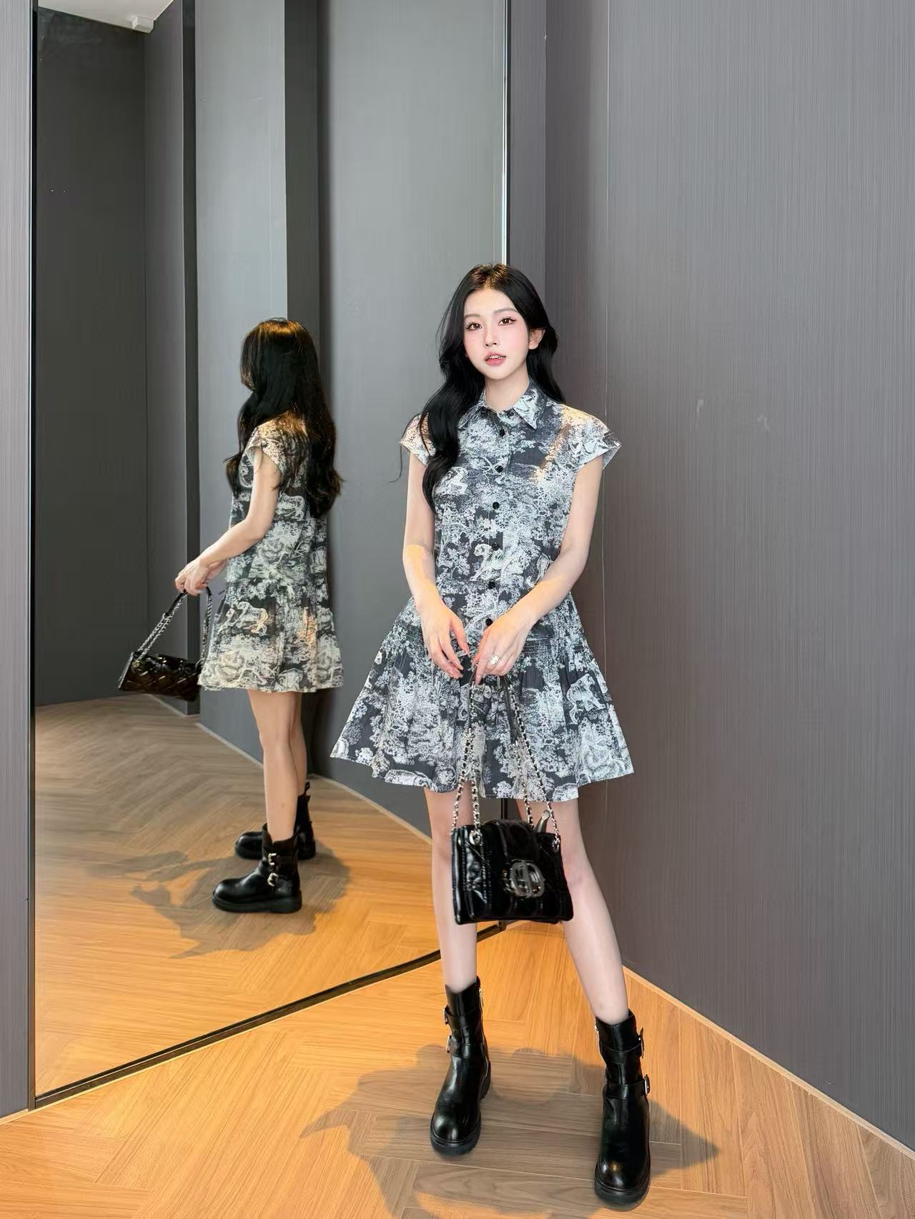 DI0R 高品質アニマルプリントドレス【50％割引+送料無料】