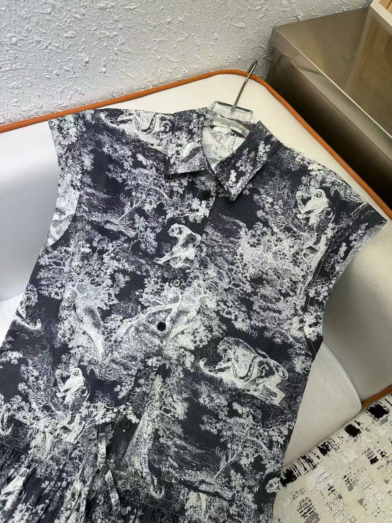 DI0R 高品質アニマルプリントドレス【50％割引+送料無料】