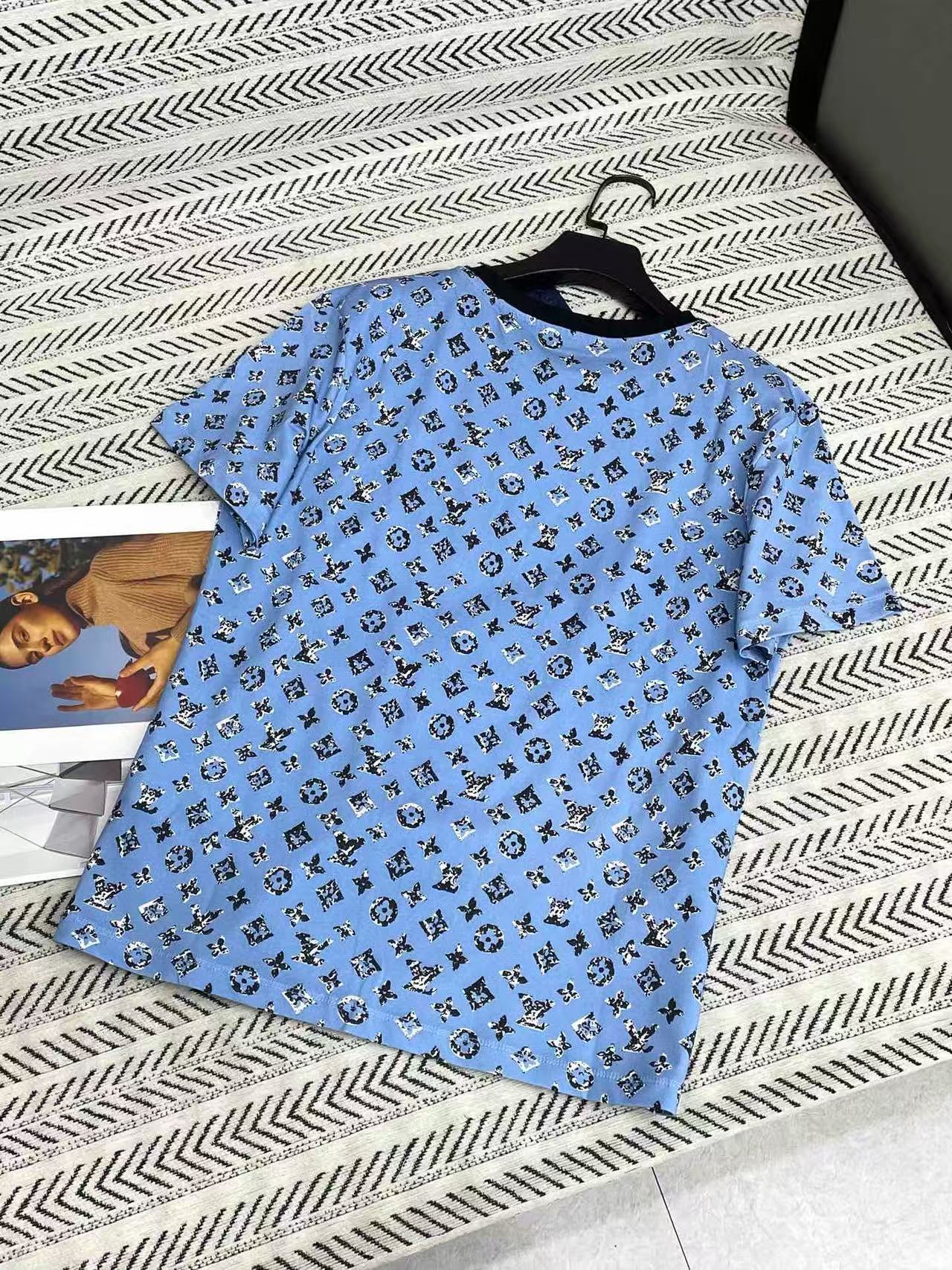 LVチェーンプリントTシャツ【50％割引+送料無料】