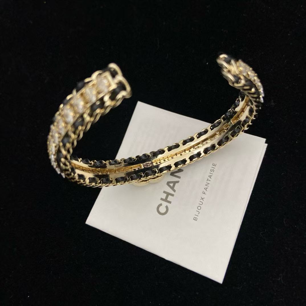CHANE1 ダブルCレザーブレスレット【50％割引+送料無料】
