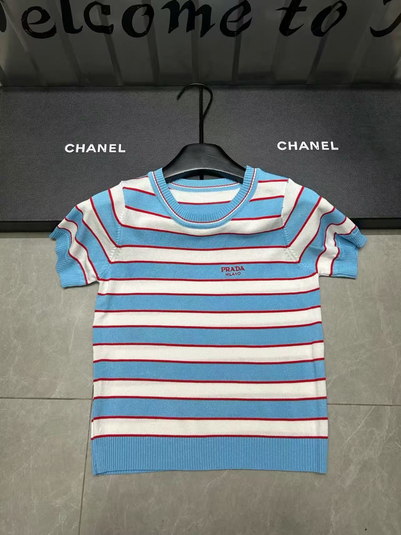 PR4DA カラーブロックウール半袖セーター【50％割引+送料無料】