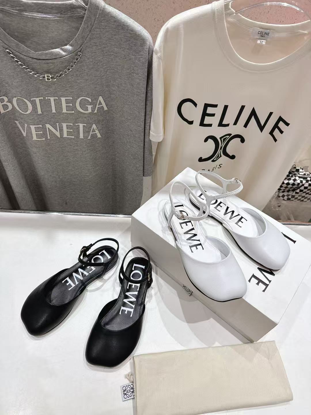 L0WEW 高品質メリージェーンフラットシューズ【50%割引+送料無料】