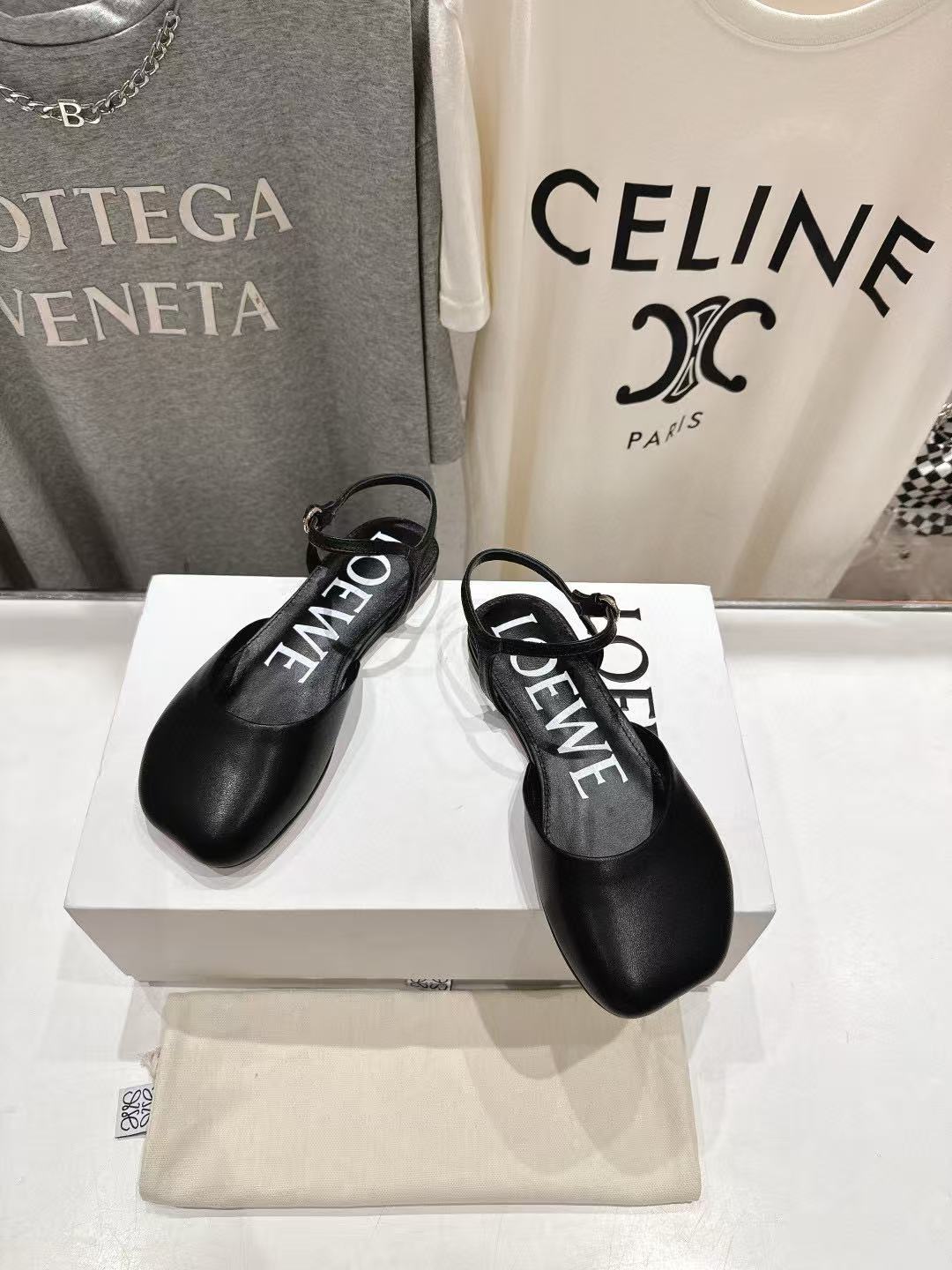 L0WEW 高品質メリージェーンフラットシューズ【50%割引+送料無料】