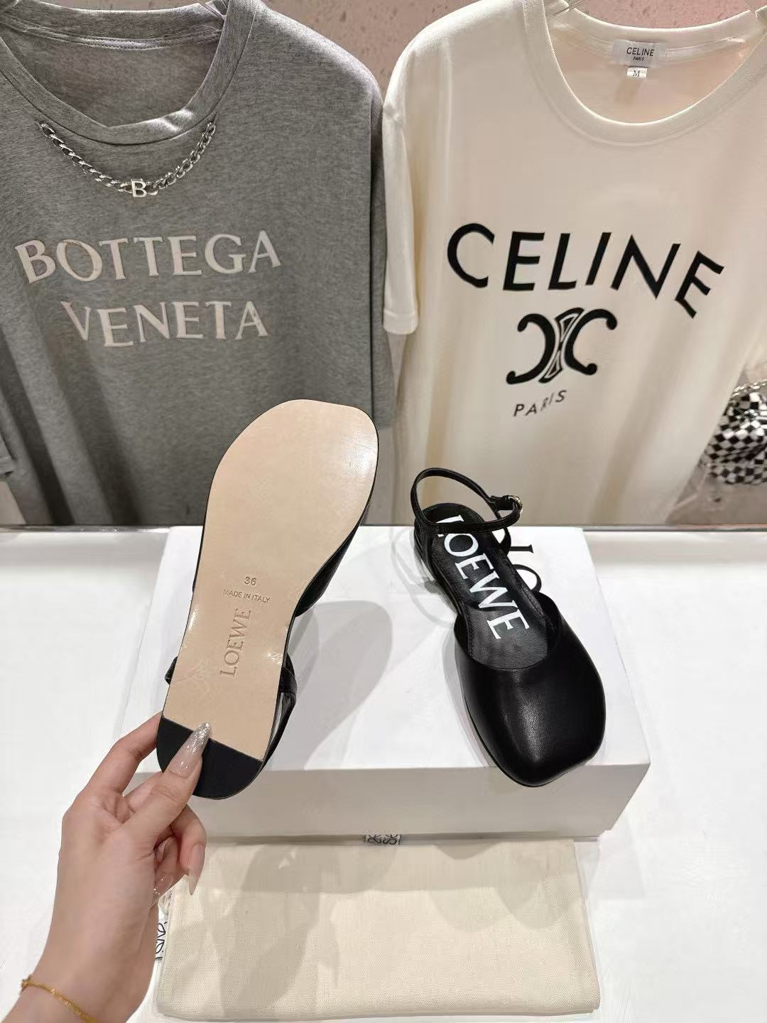 L0WEW 高品質メリージェーンフラットシューズ【50%割引+送料無料】