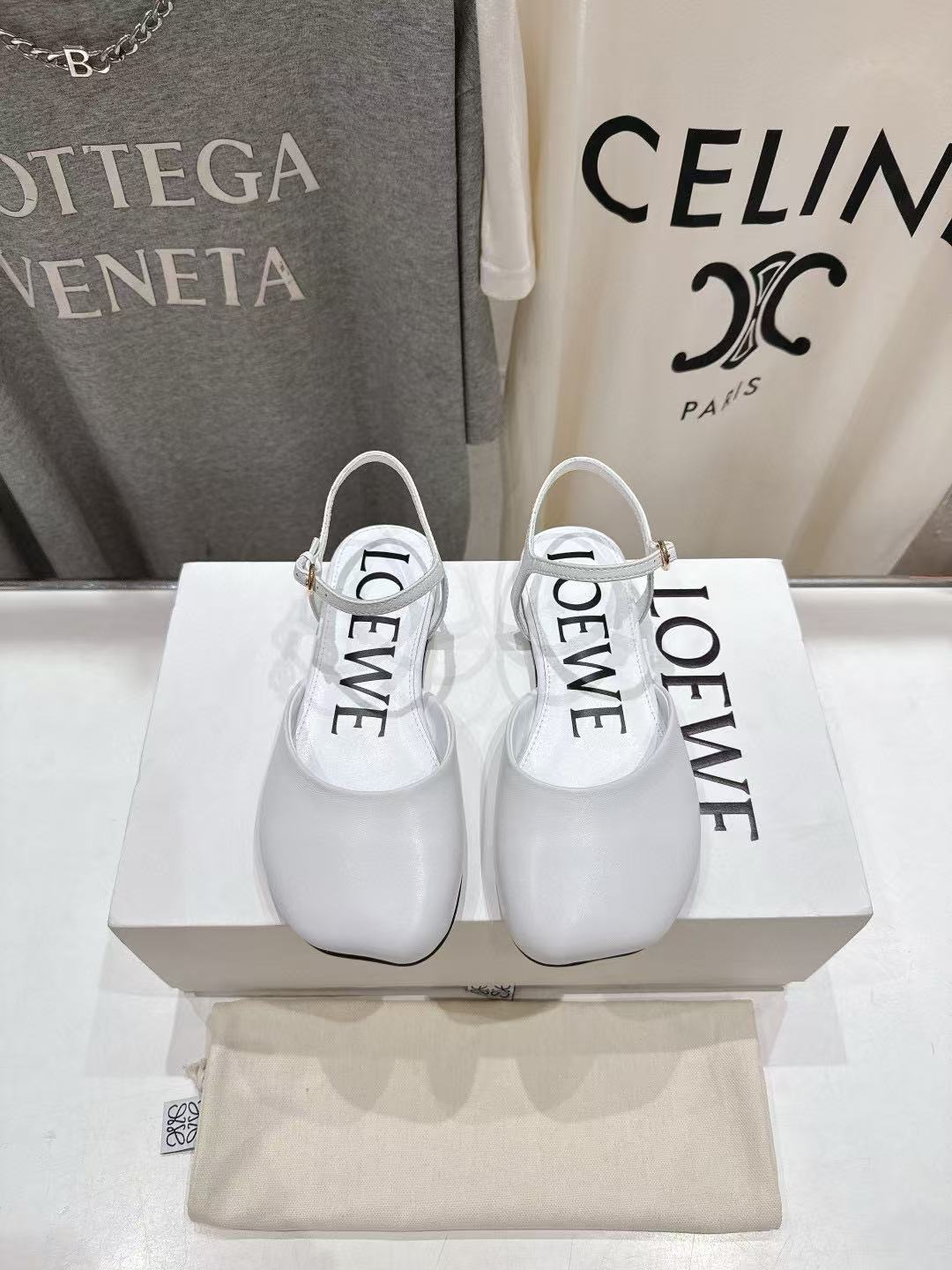 L0WEW 高品質メリージェーンフラットシューズ【50%割引+送料無料】