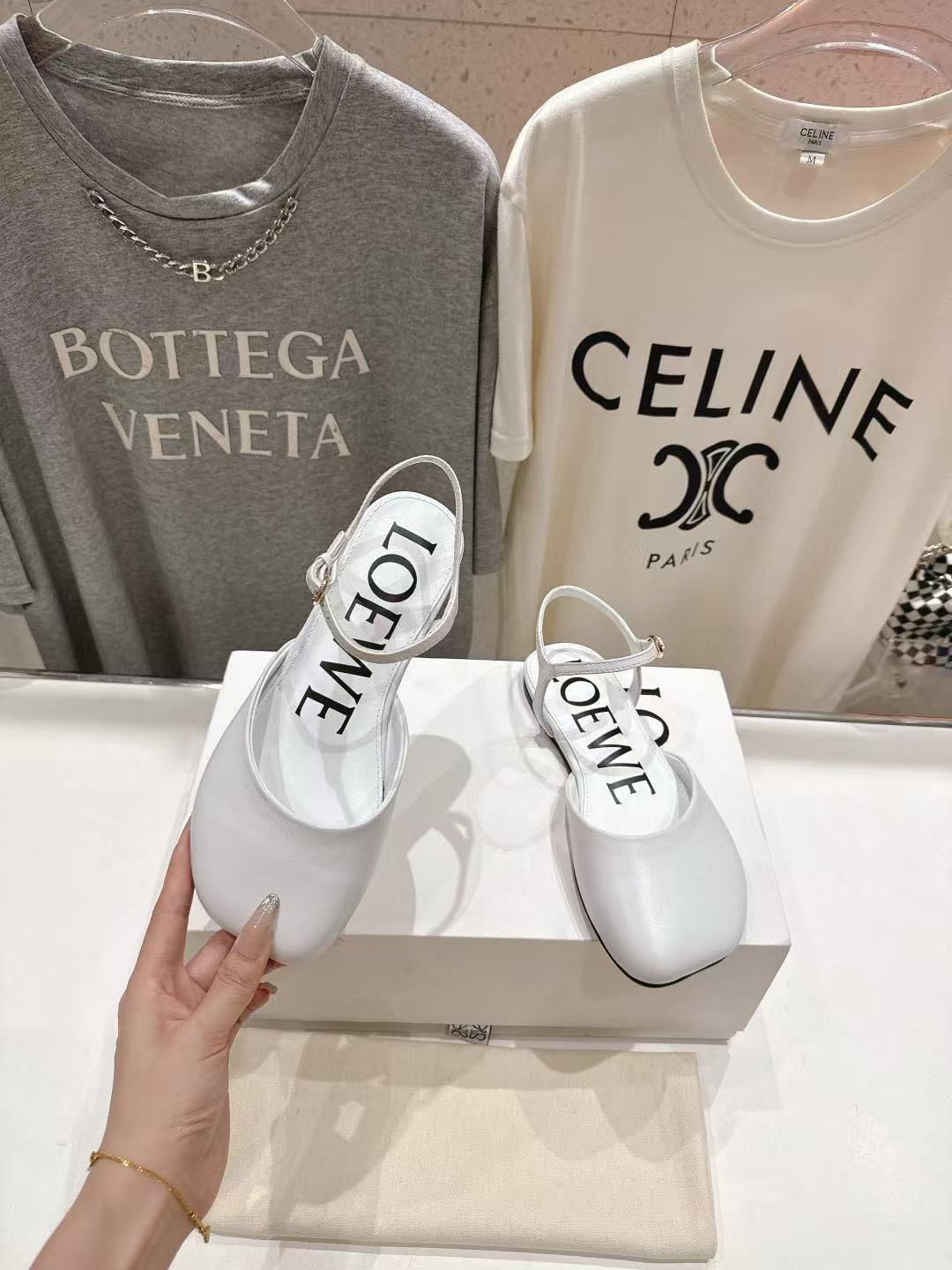 L0WEW 高品質メリージェーンフラットシューズ【50%割引+送料無料】