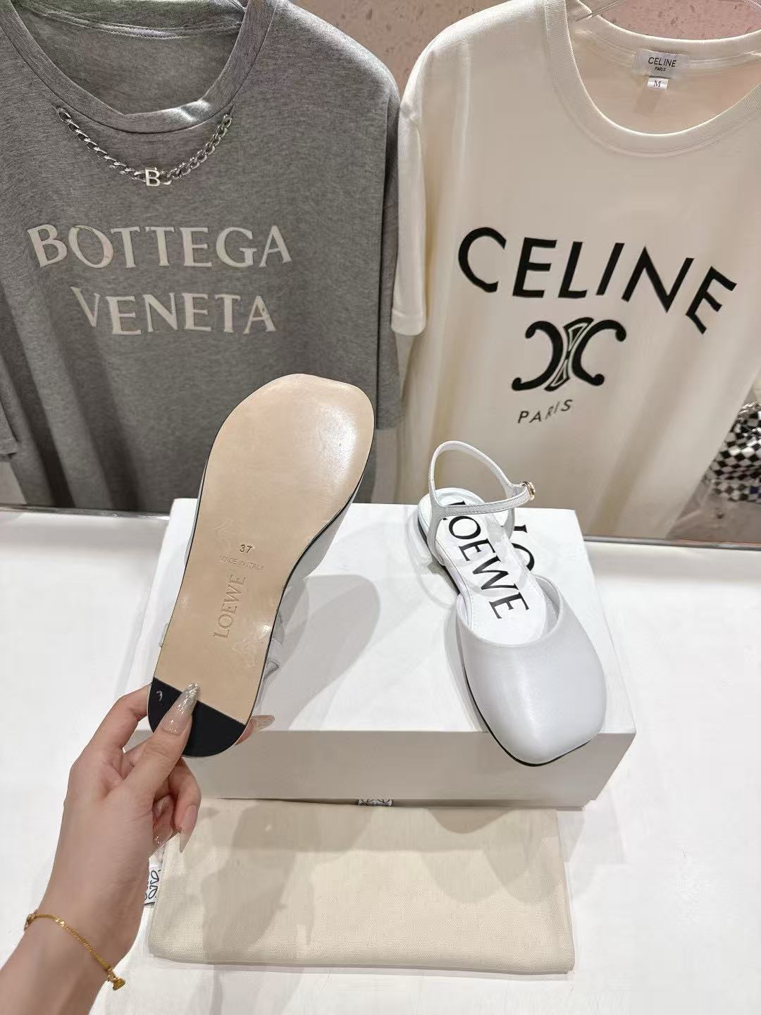 L0WEW 高品質メリージェーンフラットシューズ【50%割引+送料無料】