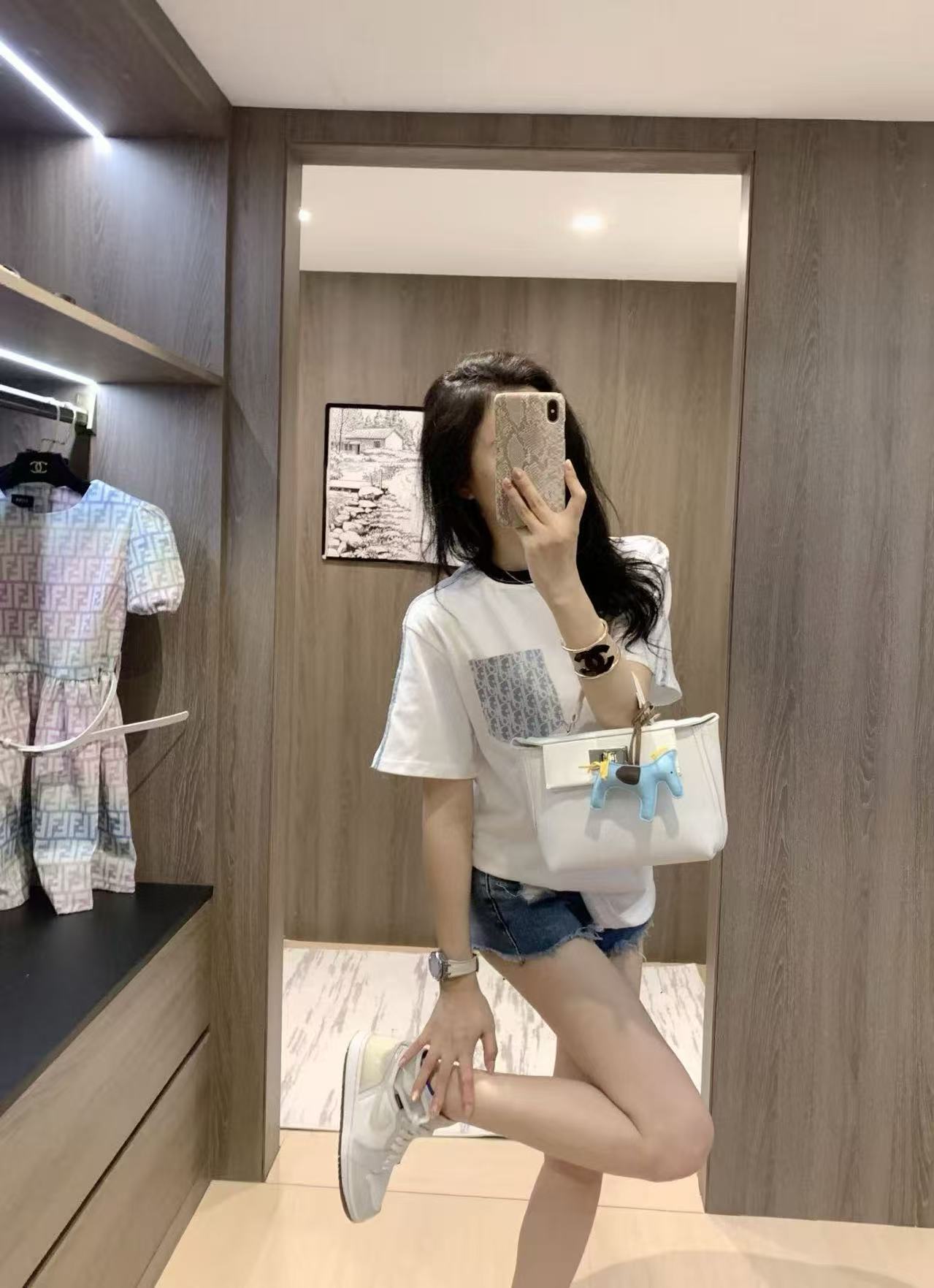 DI0RポケットジャカードTシャツ【50％割引+送料無料】